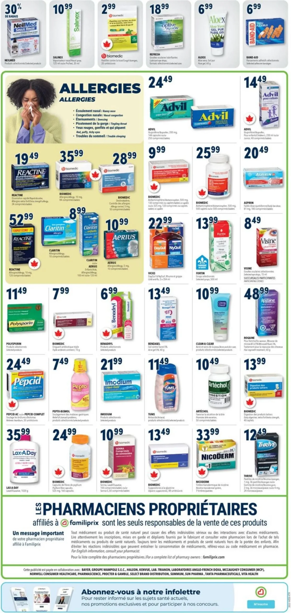 Page 4 de la Circulaire Familiprix du 13 au 19 août 2026
