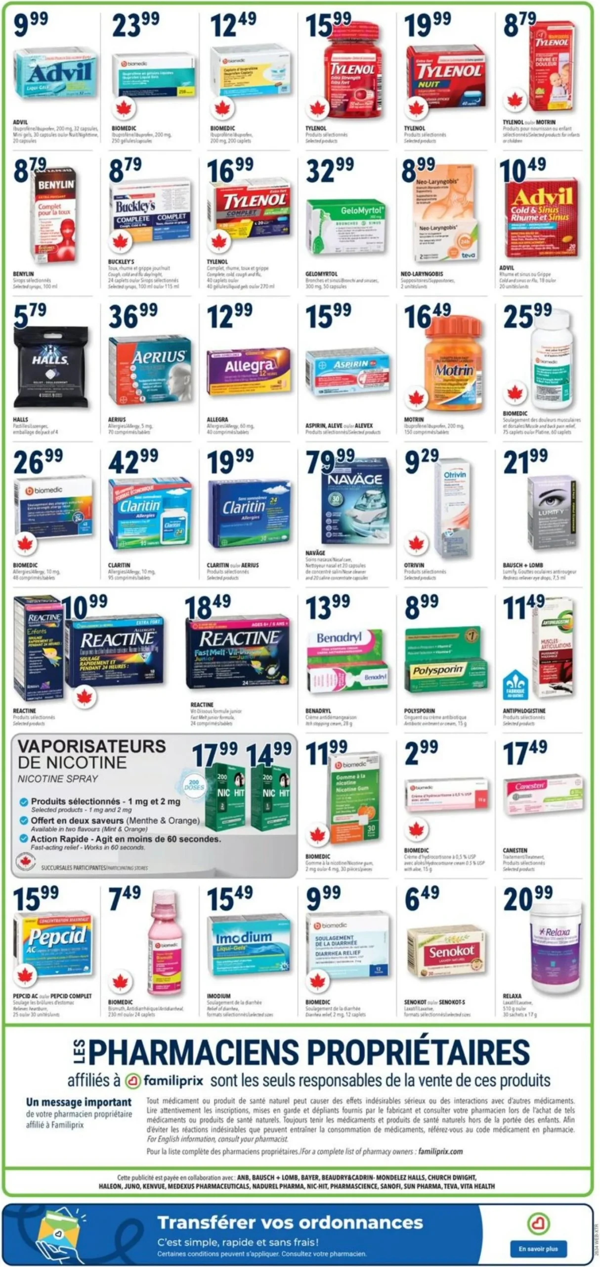 Page 3 de la Circulaire Familiprix du 20 au 26 août 2026