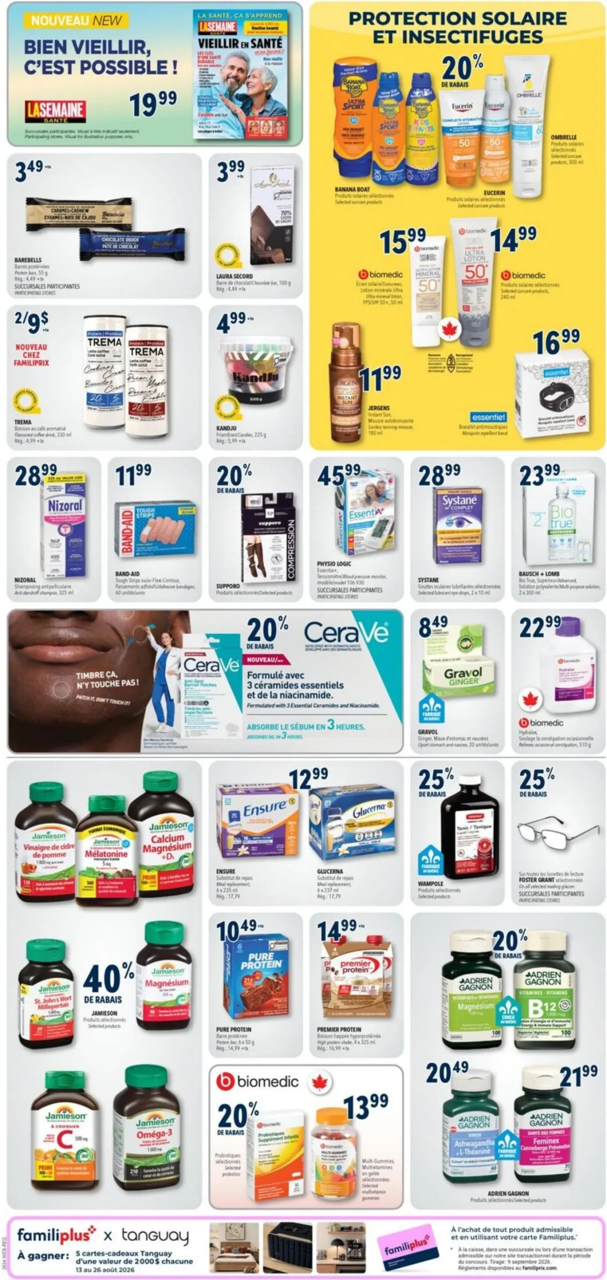 Page 8 de la Circulaire Familiprix du 20 au 26 août 2026