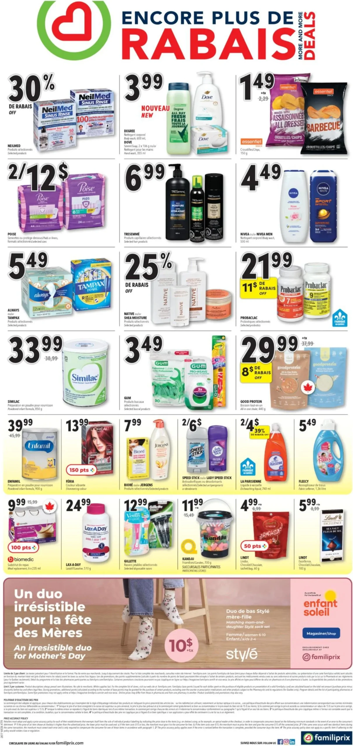 Page 2 de la Circulaire Familiprix du 23 au 29 avril 2026
