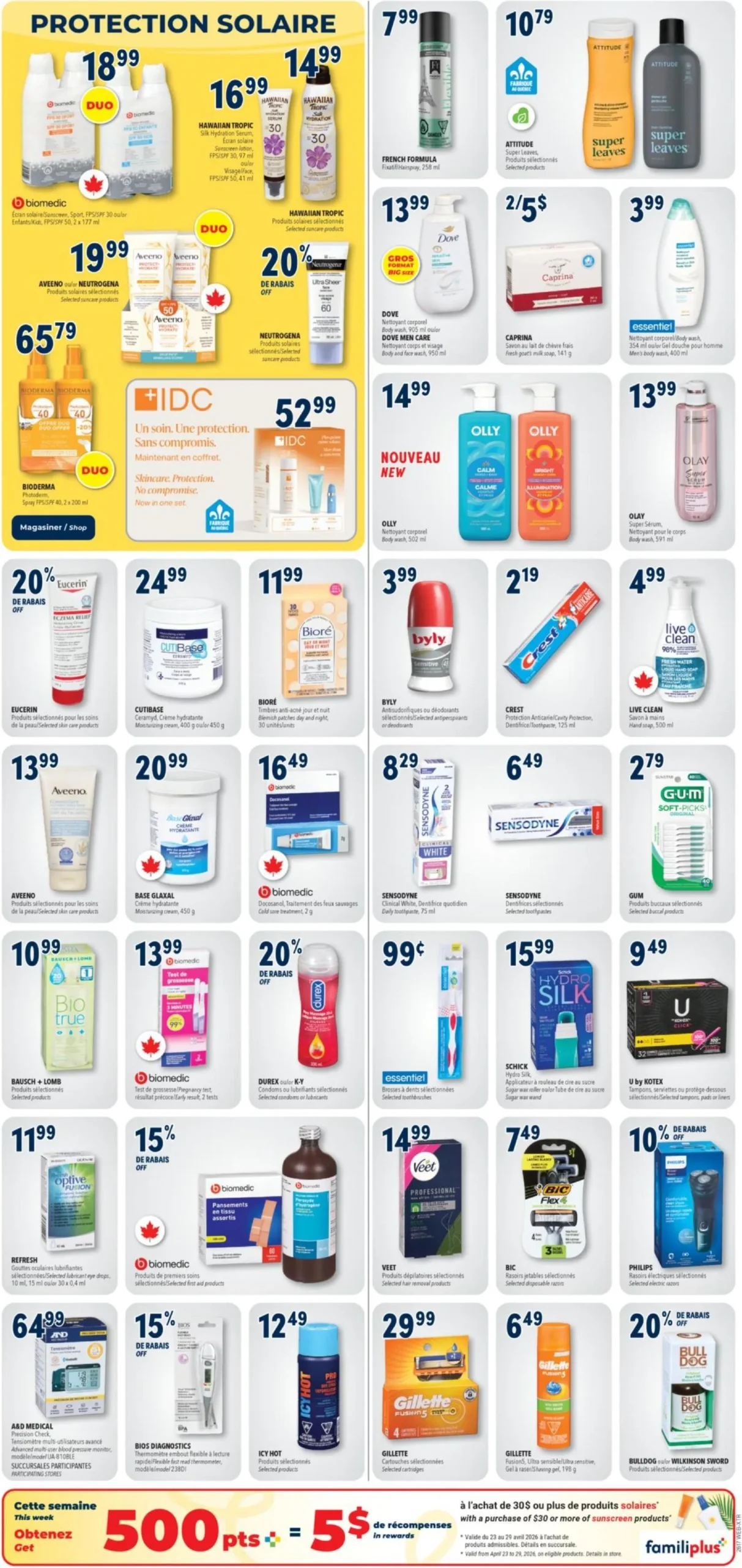 Page 6 de la Circulaire Familiprix du 23 au 29 avril 2026