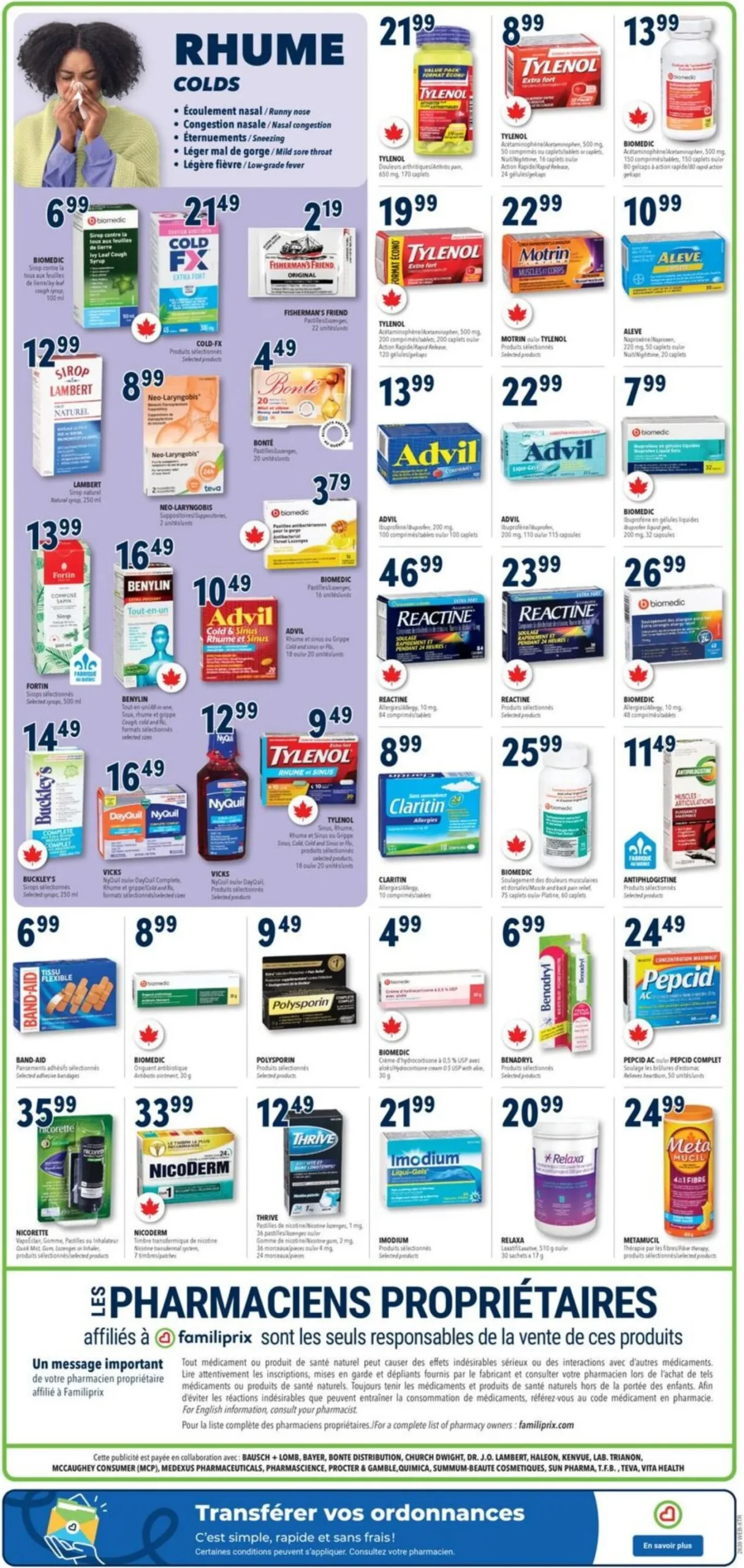 Page 4 de la Circulaire Familiprix du 24 au 30 septembre 2026
