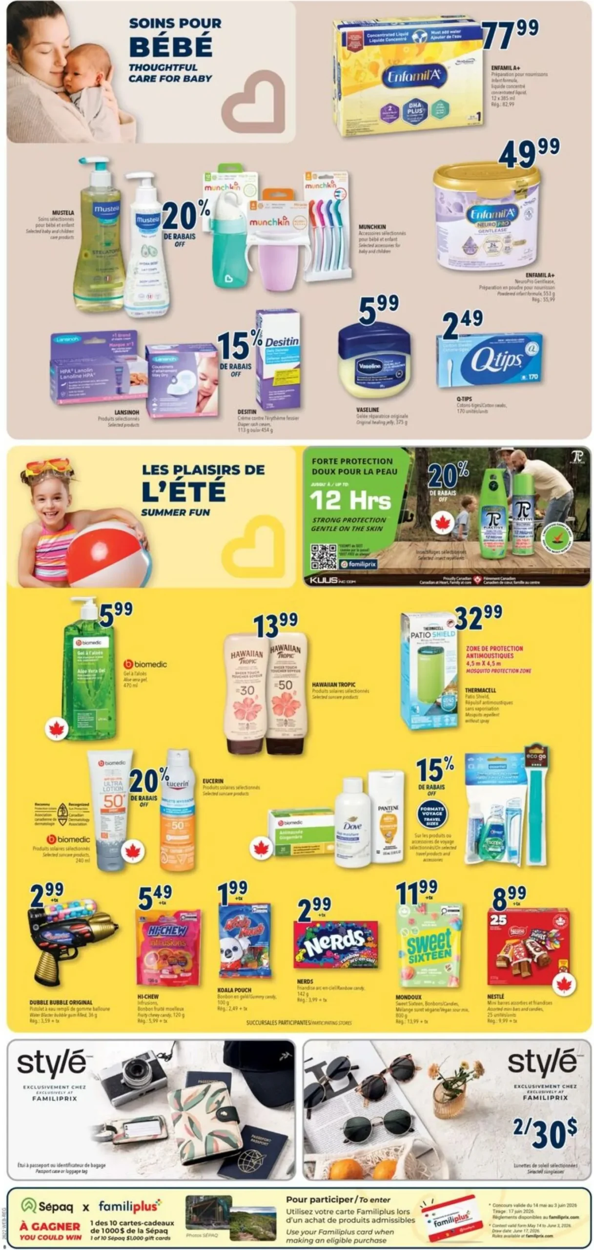 Page 9 de la Circulaire Familiprix du 28 mai au 3 juin 2026