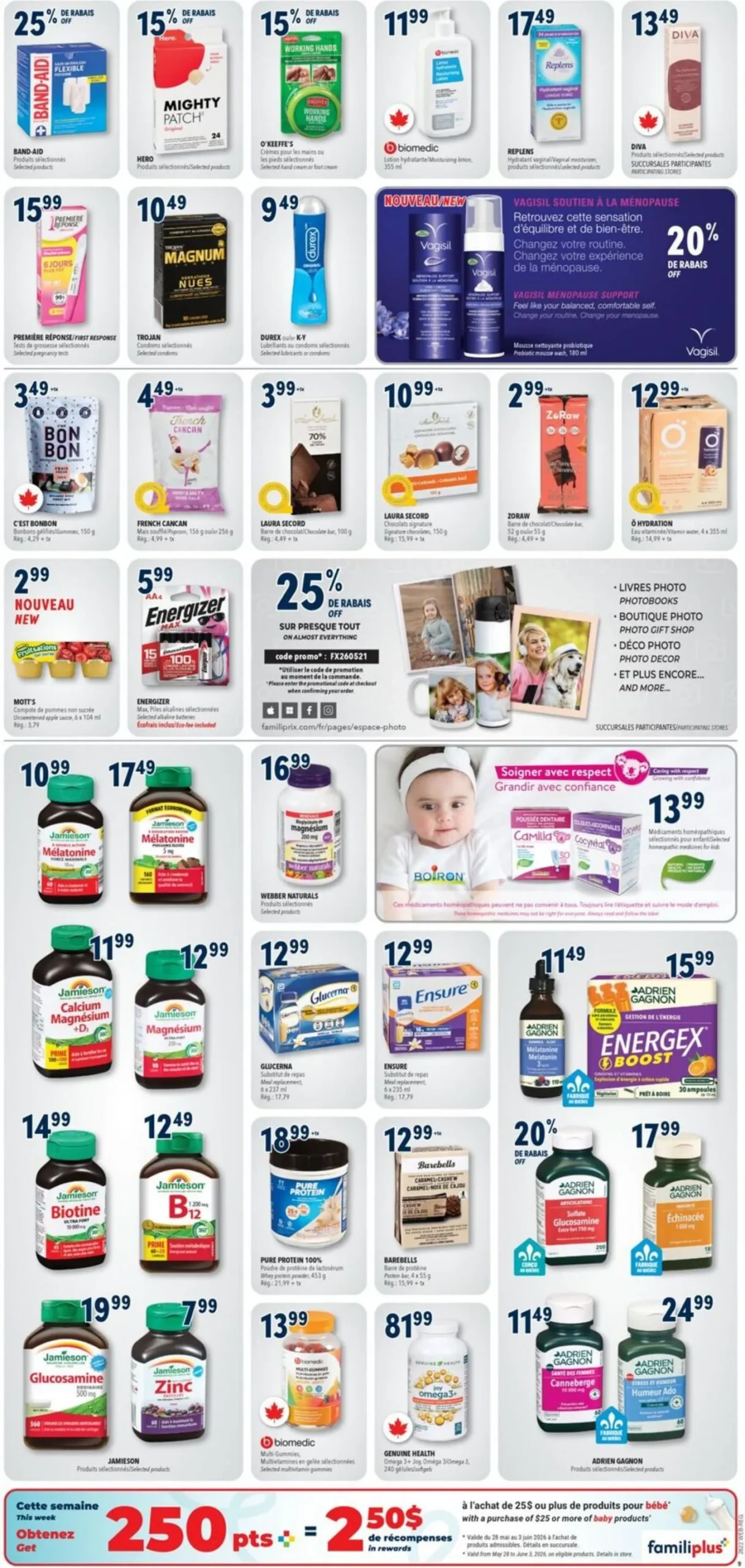 Page 10 de la Circulaire Familiprix du 28 mai au 3 juin 2026