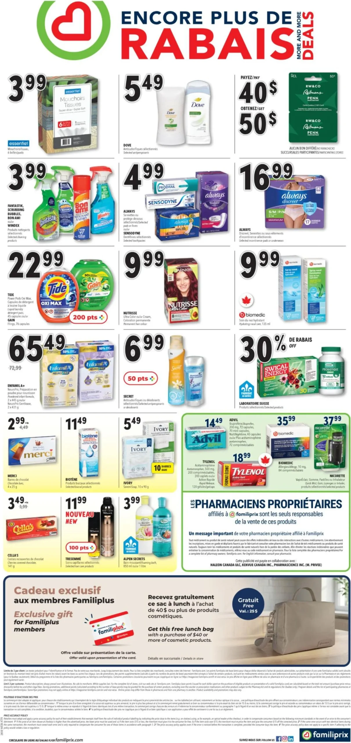 Page 2 de la Circulaire Familiprix du 30 avril au 6 mai 2026