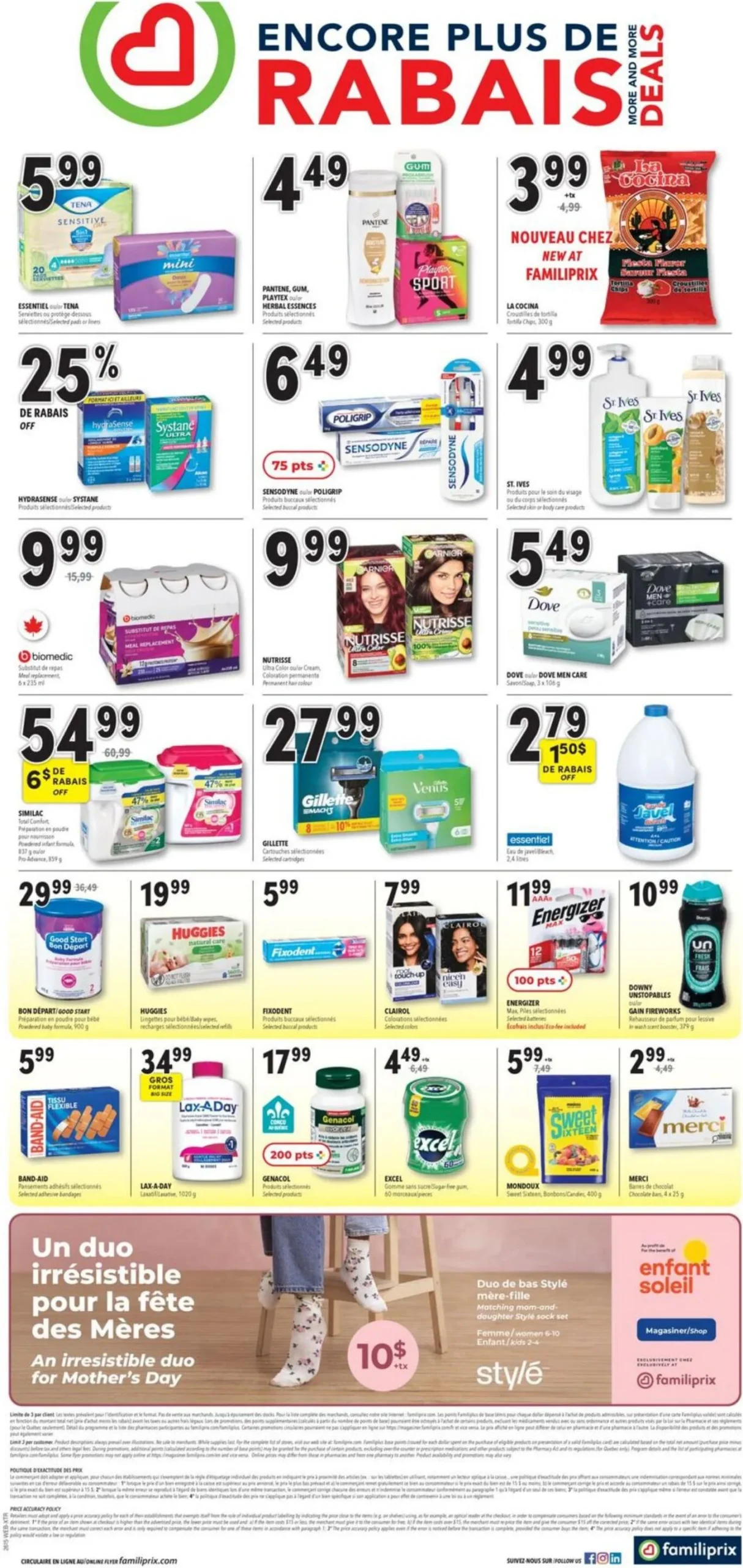 Page 2 de la Circulaire Familiprix du 9 au 15 avril 2026