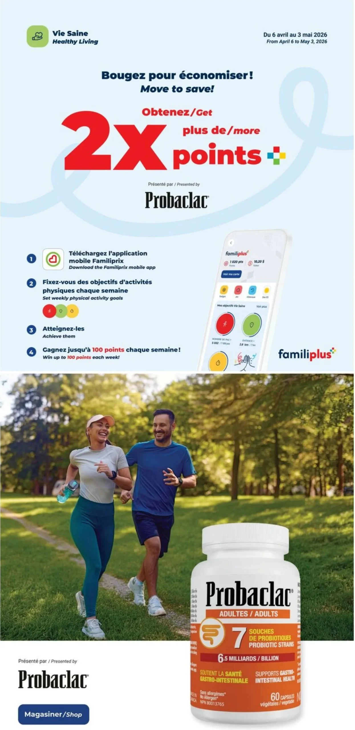 Page 3 de la Circulaire Familiprix du 9 au 15 avril 2026