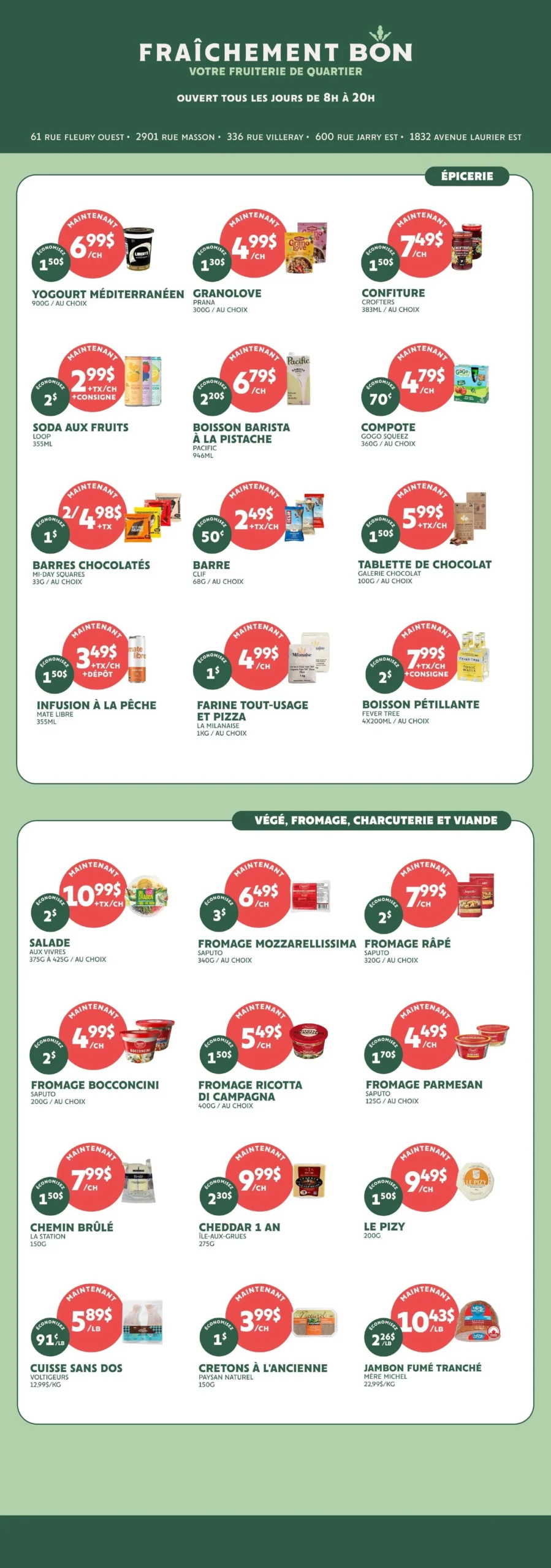Page 2 de la Circulaire Fraîchement Bon du 16 au 22 avril 2026
