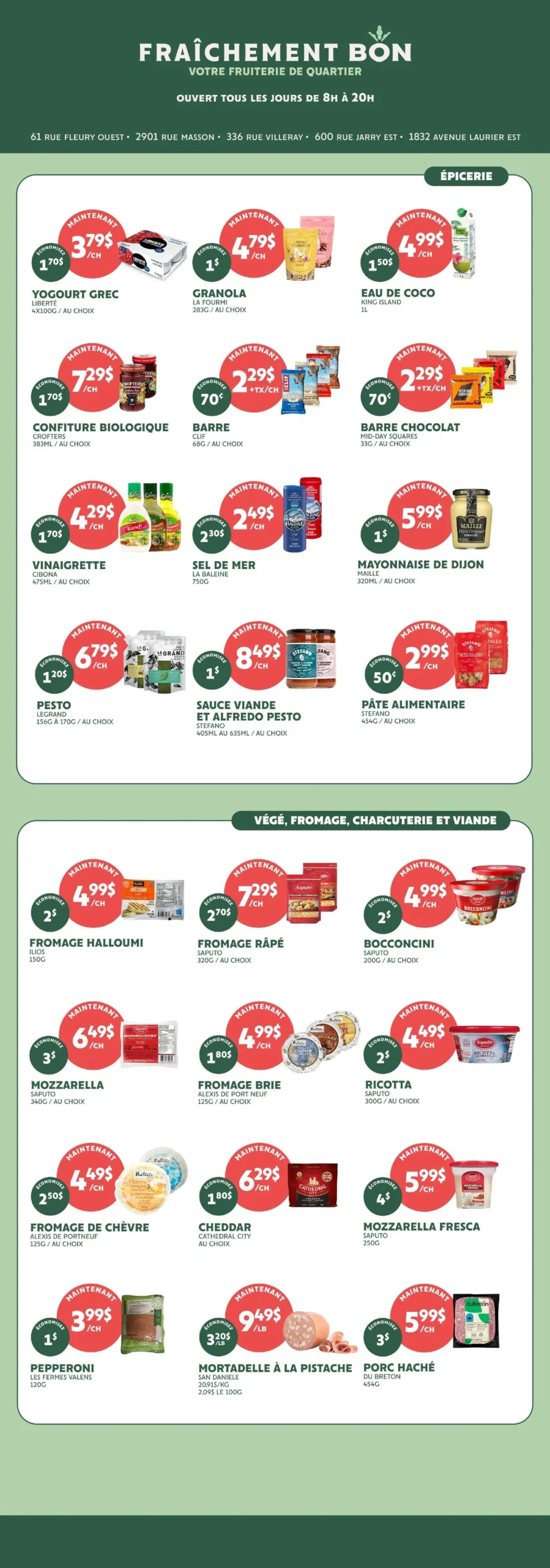 Page 2 de la Circulaire Fraîchement Bon du 20 au 26 août 2026