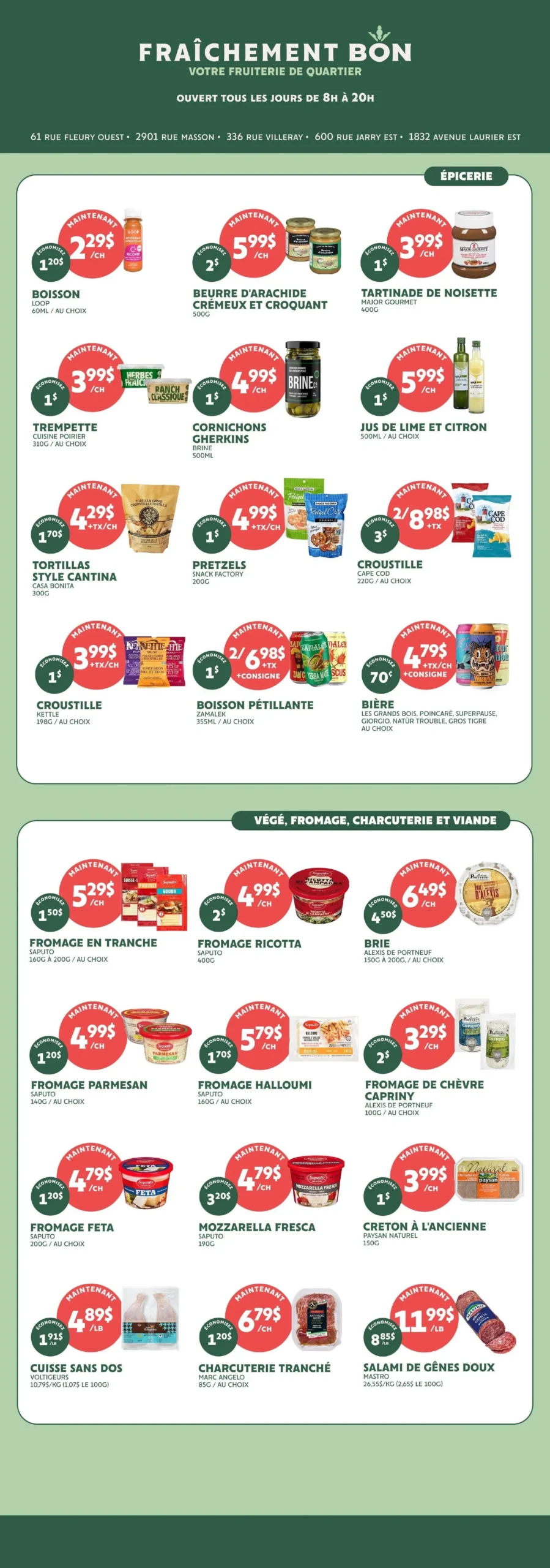 Page 2 de la Circulaire Fraîchement Bon du 23 au 29 juillet 2026
