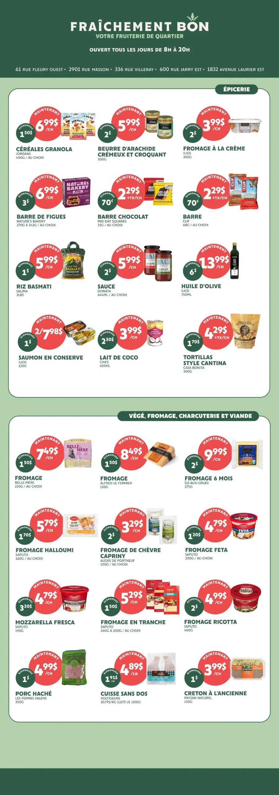 Page 2 de la Circulaire Fraîchement Bon du 30 juillet au 5 août 2026