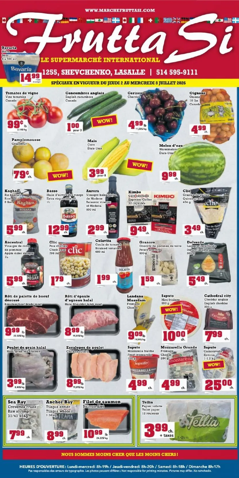 Page 1 de la Circulaire Frutta Si du 2 au 8 juillet 2026