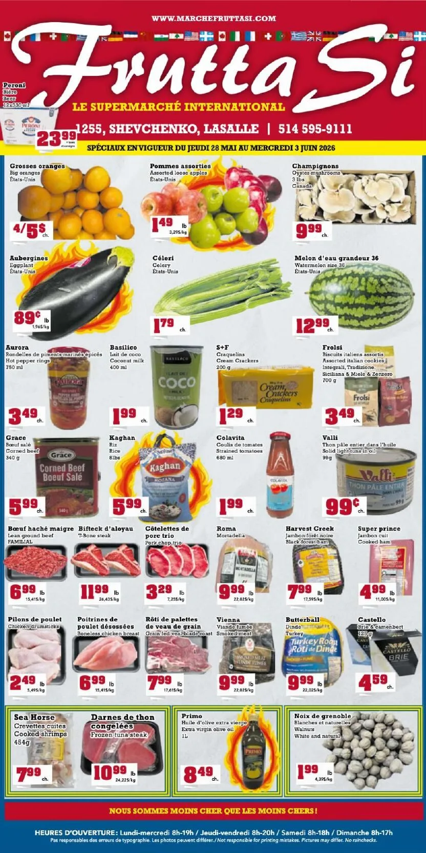 Page 1 de la Circulaire Frutta Si du 28 mai au 3 juin 2026