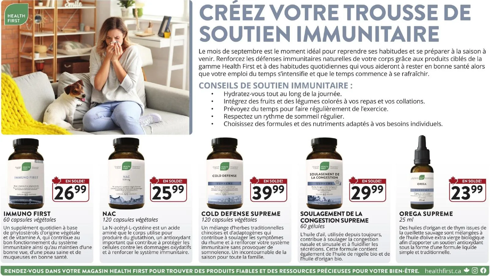 Page 3 de la Circulaire Gagné en Santé du 4 au 19 septembre 2026