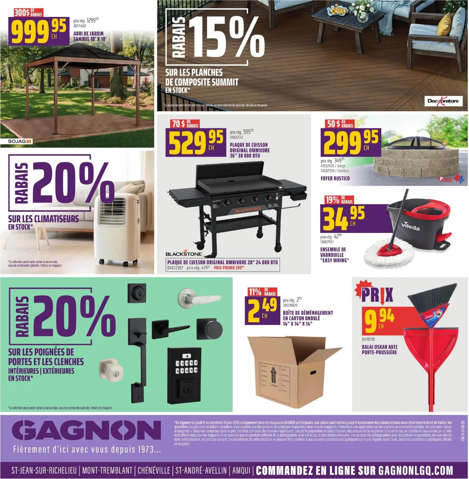 Page 3 de la Circulaire Gagnon du 11 au 24 juin 2026