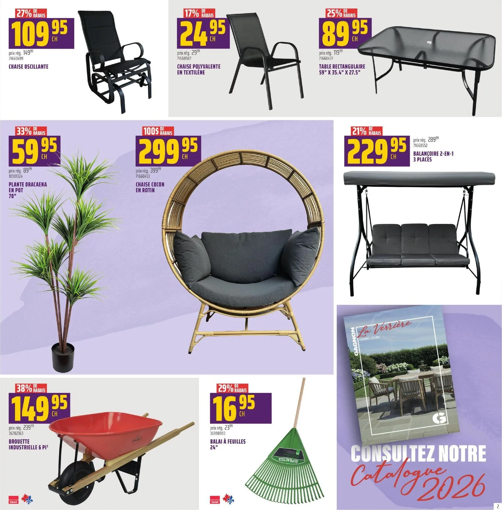 Page 2 de la Circulaire Gagnon du 16 au 29 avril 2026