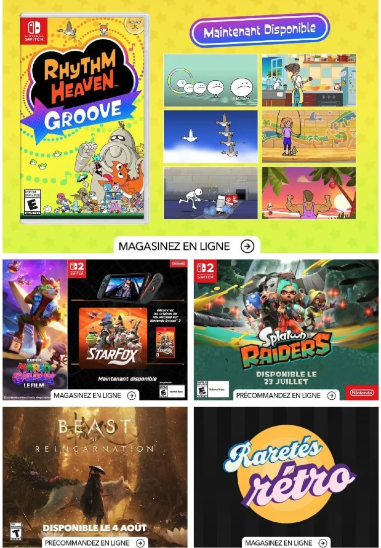 Page 2 de la circulaire GameStop 2 juill. au 8 juill.