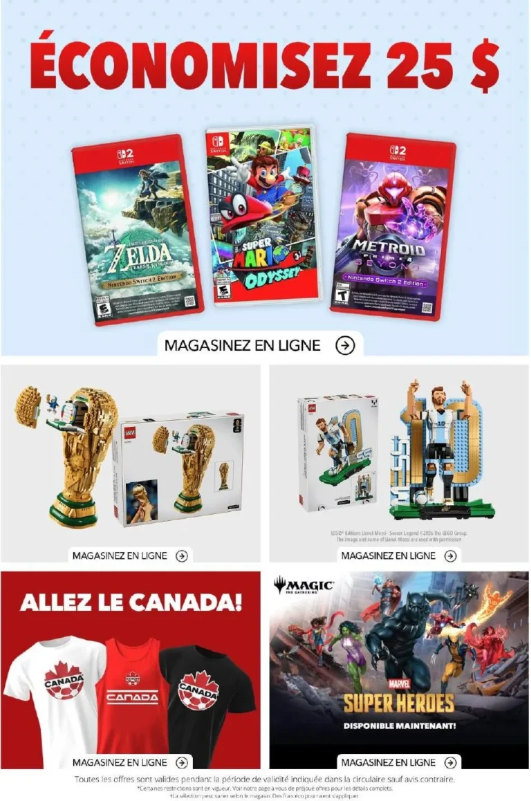 Page 3 de la circulaire GameStop 2 juill. au 8 juill.