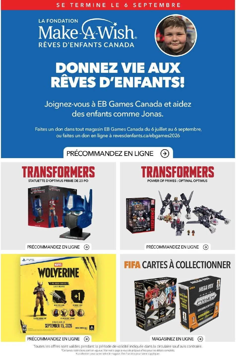 Page 3 de la Circulaire GameStop du 20 au 26 août 2026