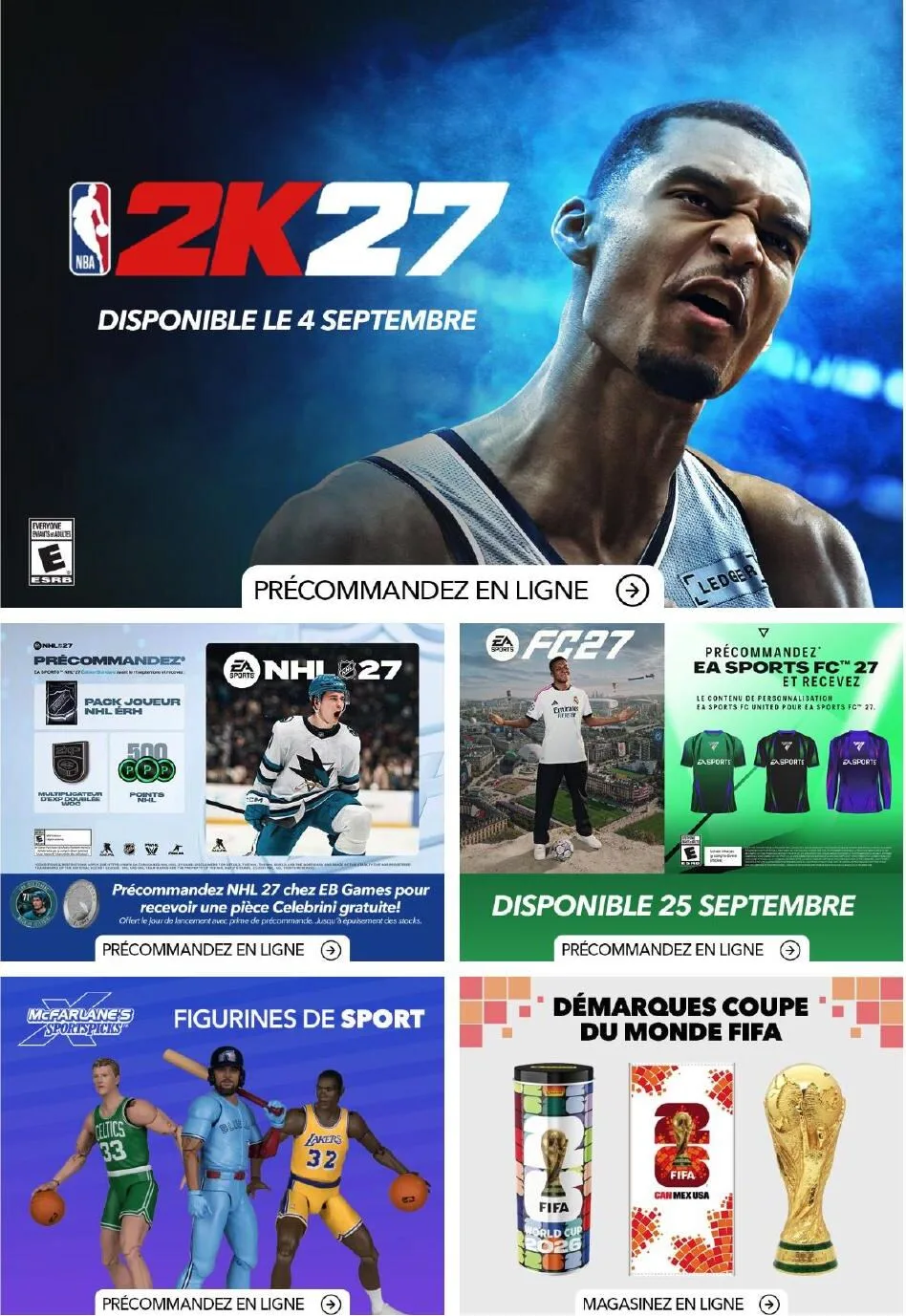 Page 2 de la Circulaire GameStop du 30 juillet au 5 août 2026