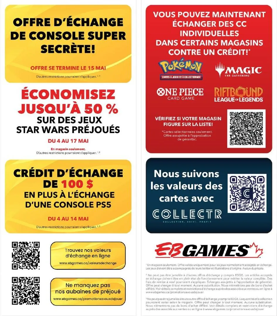 Page 3 de la Circulaire Gamestop Nouveautés du 1 au 31 mai 2026
