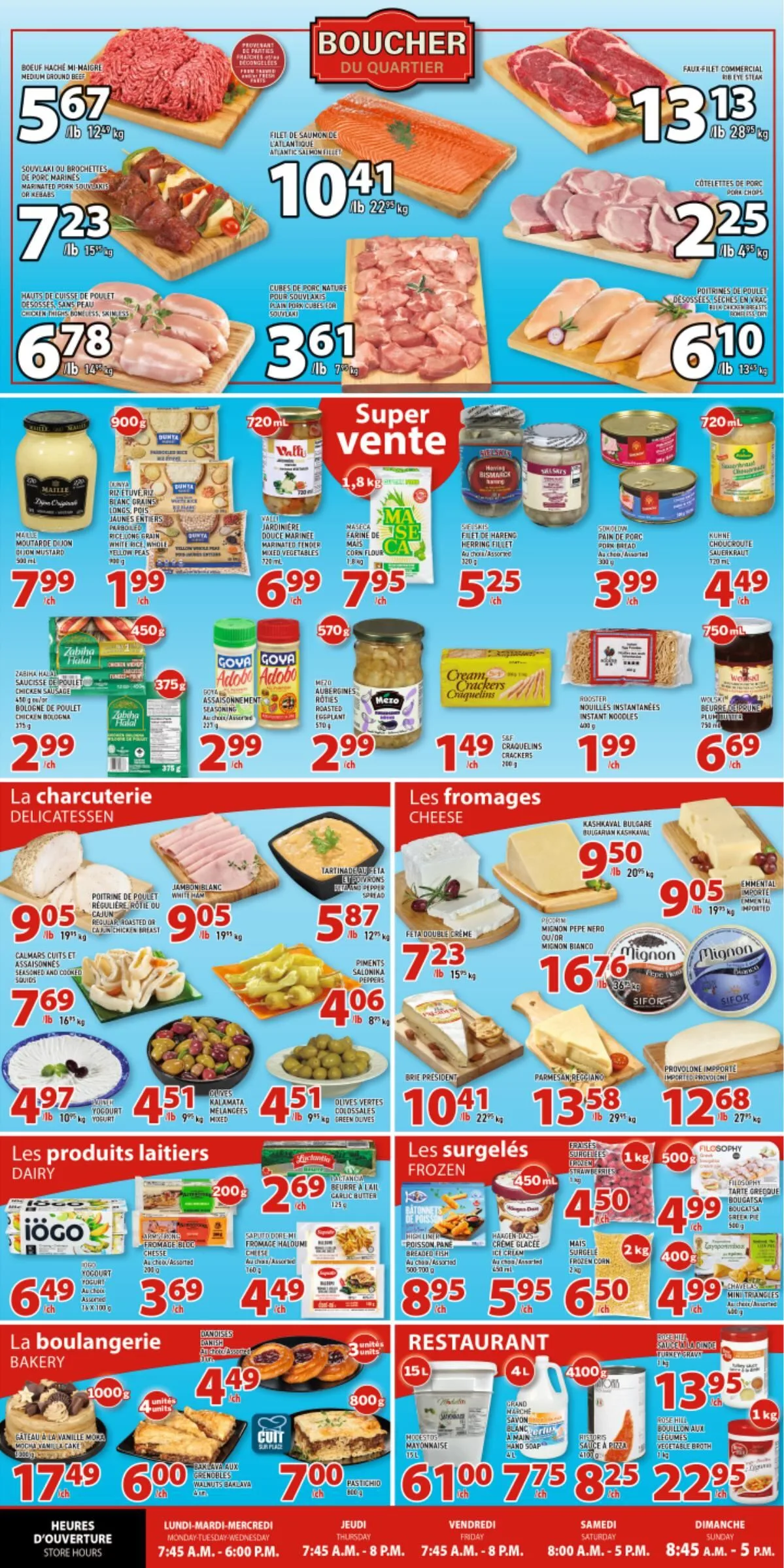 Page 2 de la Circulaire Grand Marché Col-Fax du 9 au 15 juillet 2026