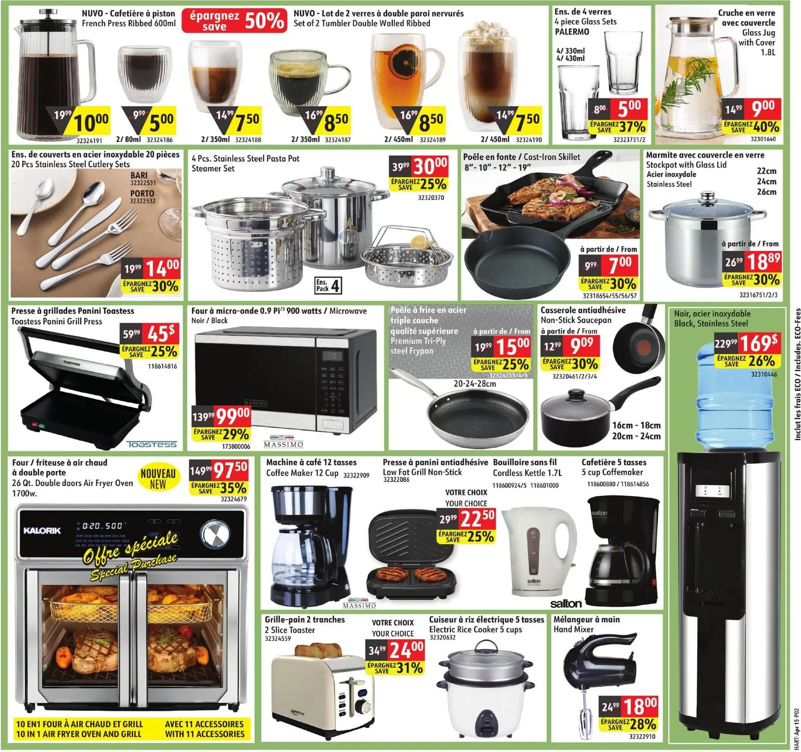 Page 2 de la Circulaire Hart du 15 au 28 avril 2026