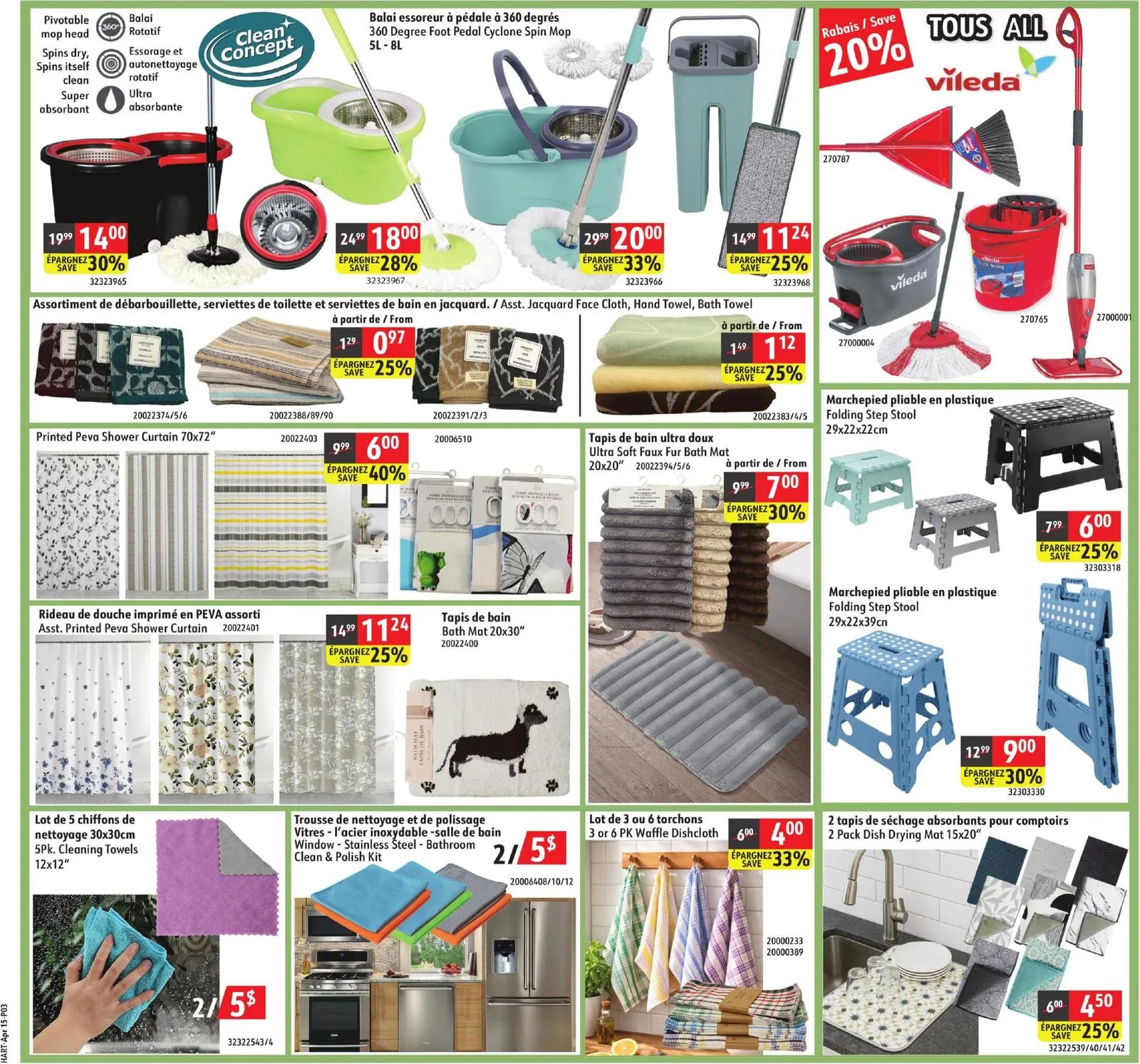 Page 3 de la Circulaire Hart du 15 au 28 avril 2026