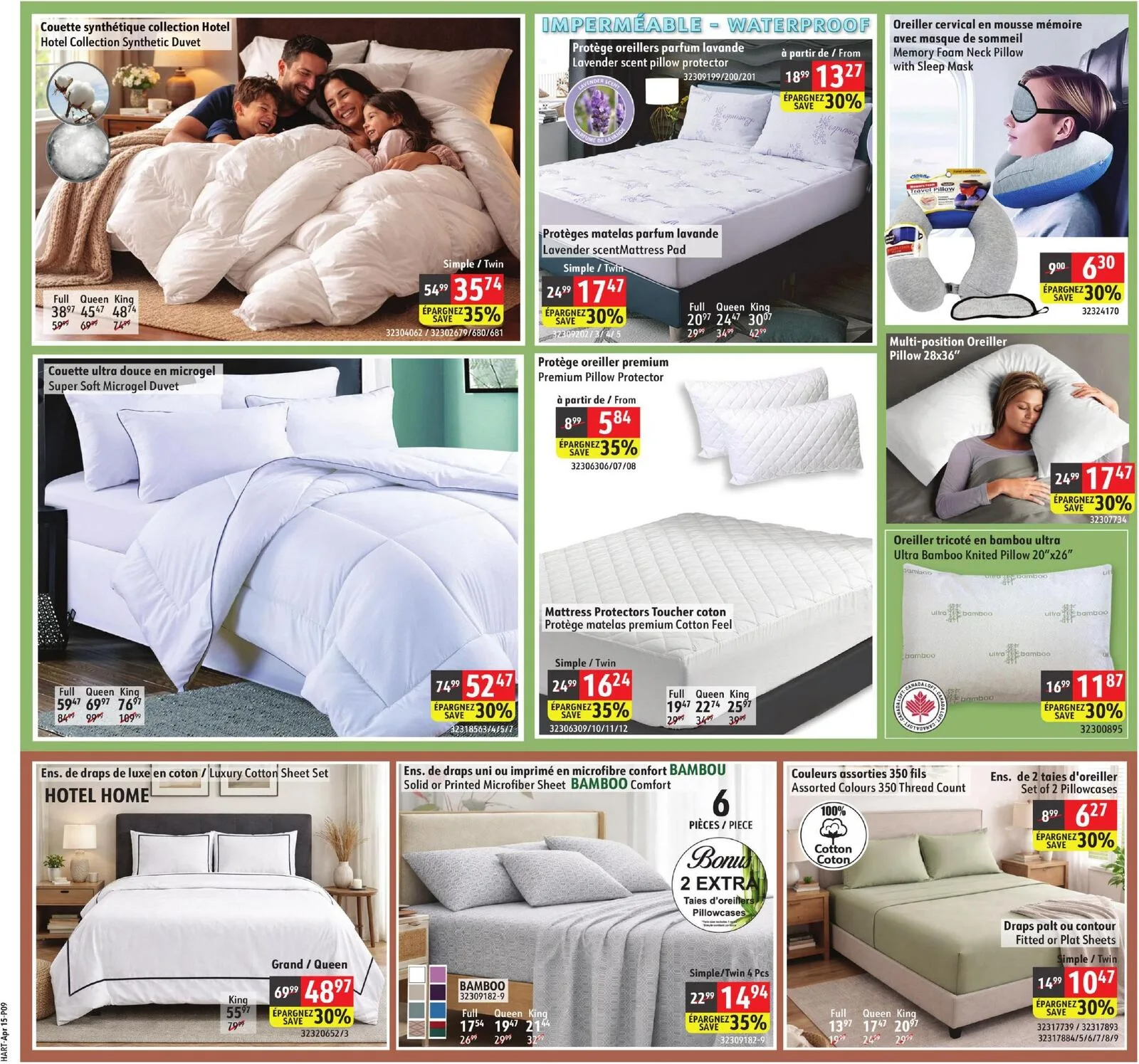 Page 9 de la Circulaire Hart du 15 au 28 avril 2026