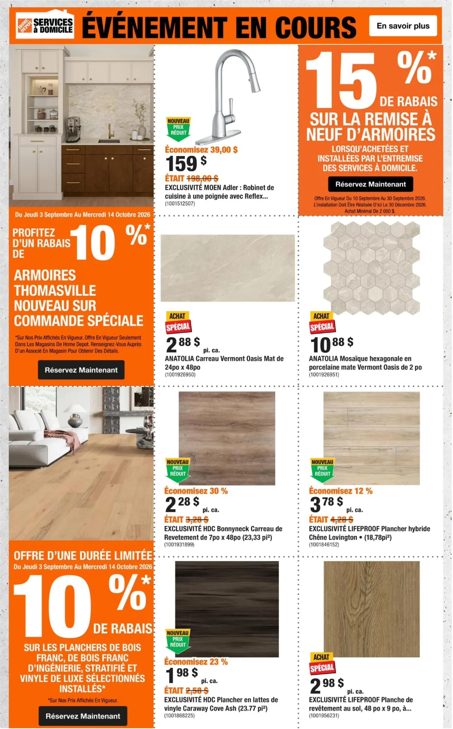 Page 4 de la Circulaire Home Depot du 10 au 23 septembre 2026
