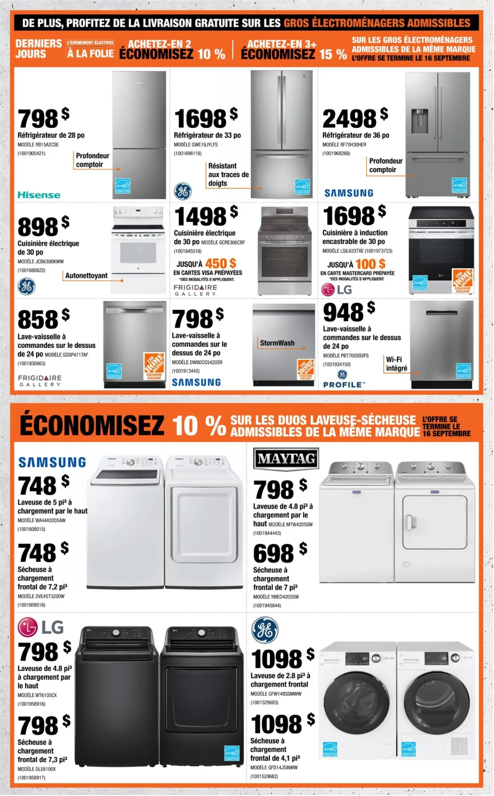 Page 7 de la Circulaire Home Depot du 10 au 23 septembre 2026