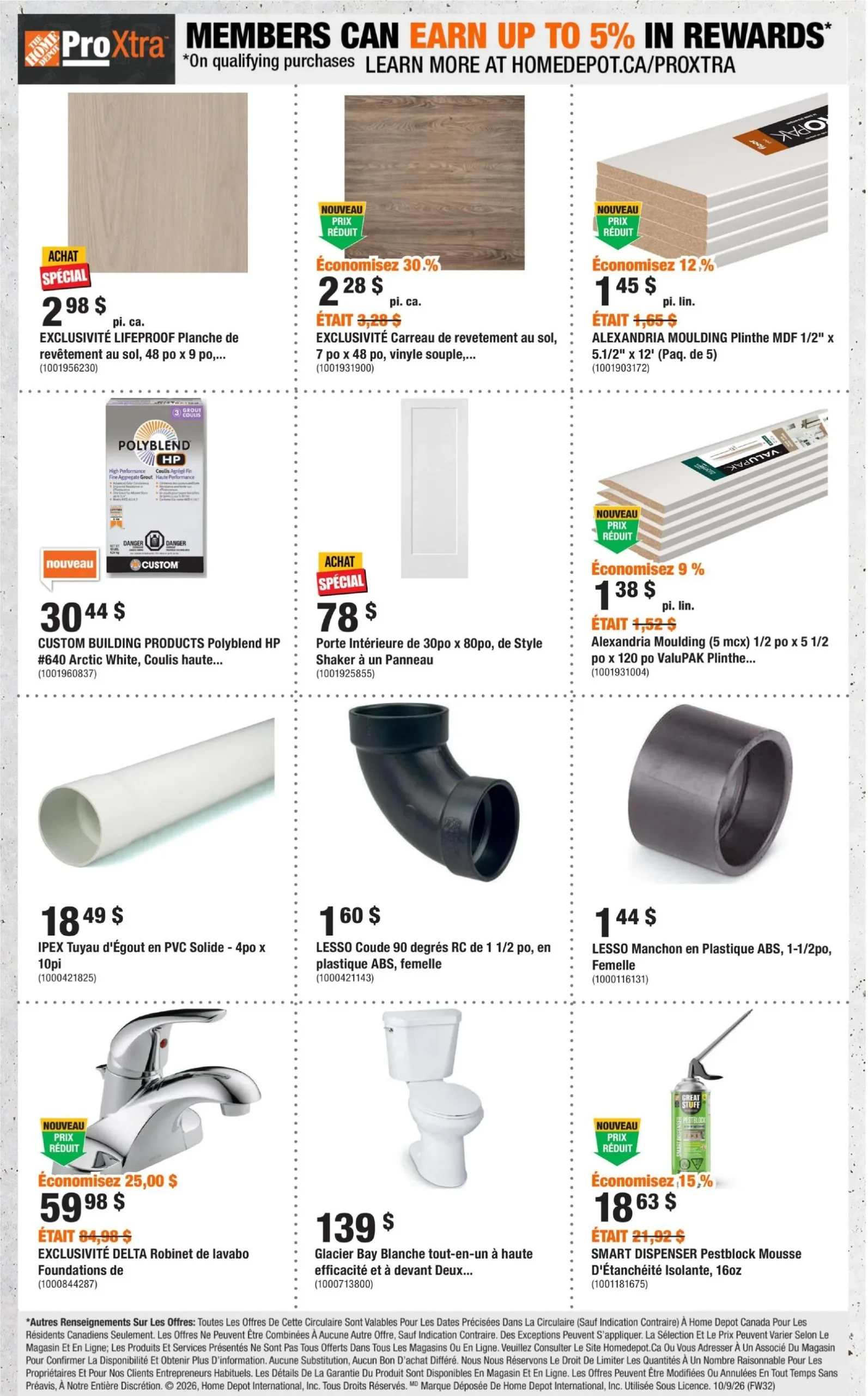 Page 8 de la Circulaire Home Depot du 10 au 23 septembre 2026