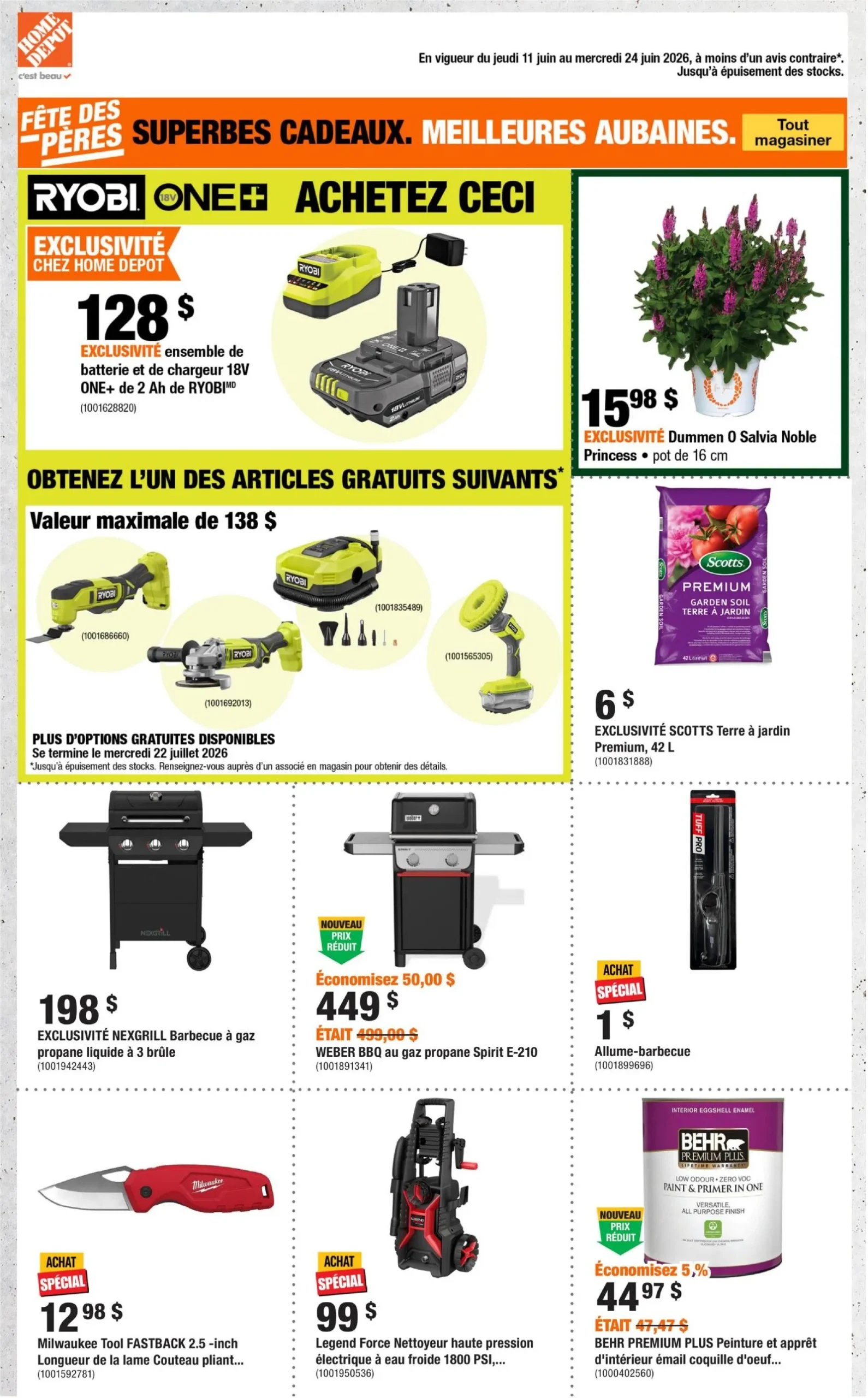 Page 1 de la Circulaire Home Depot du 11 au 24 juin 2026