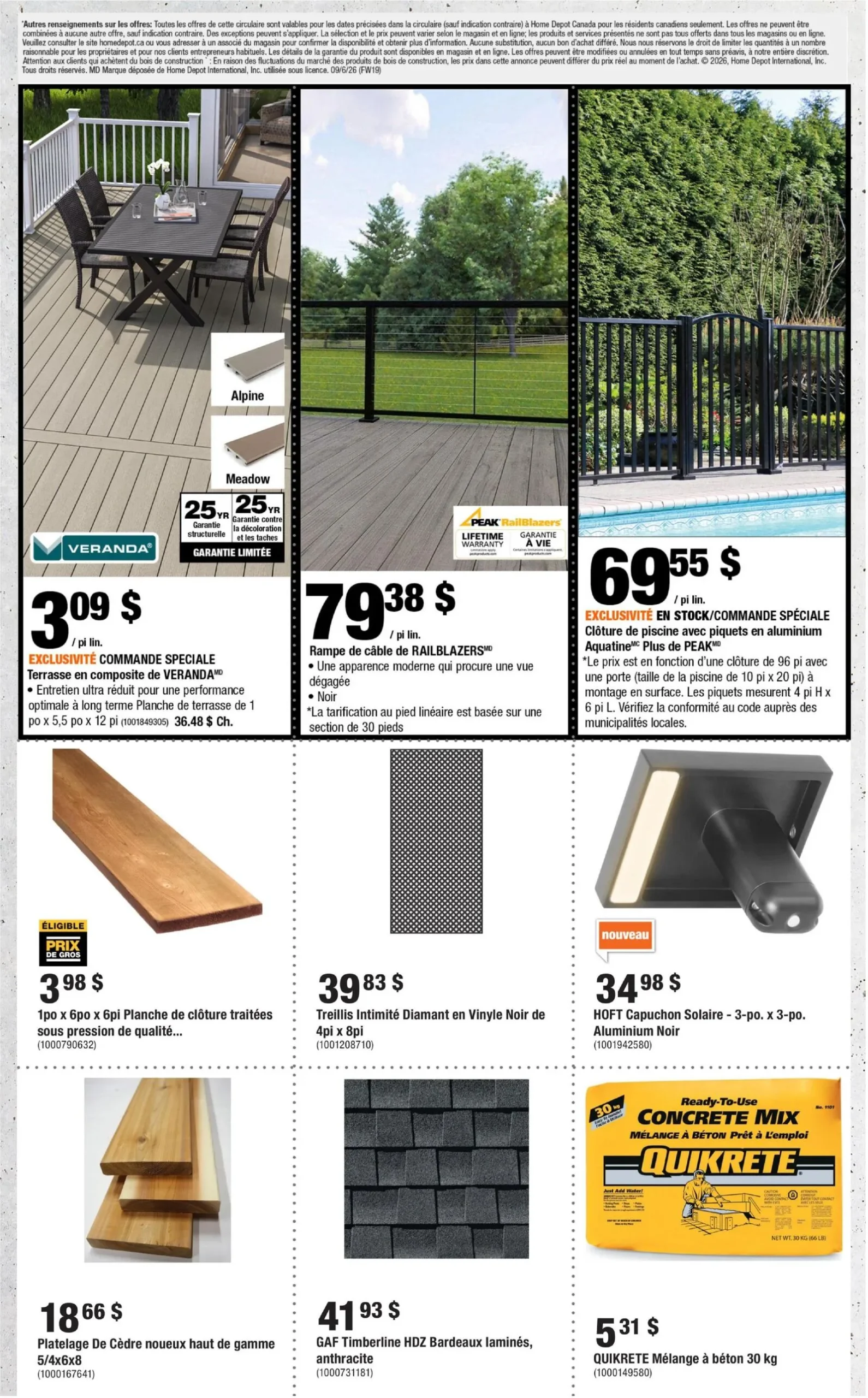 Page 8 de la Circulaire Home Depot du 11 au 24 juin 2026