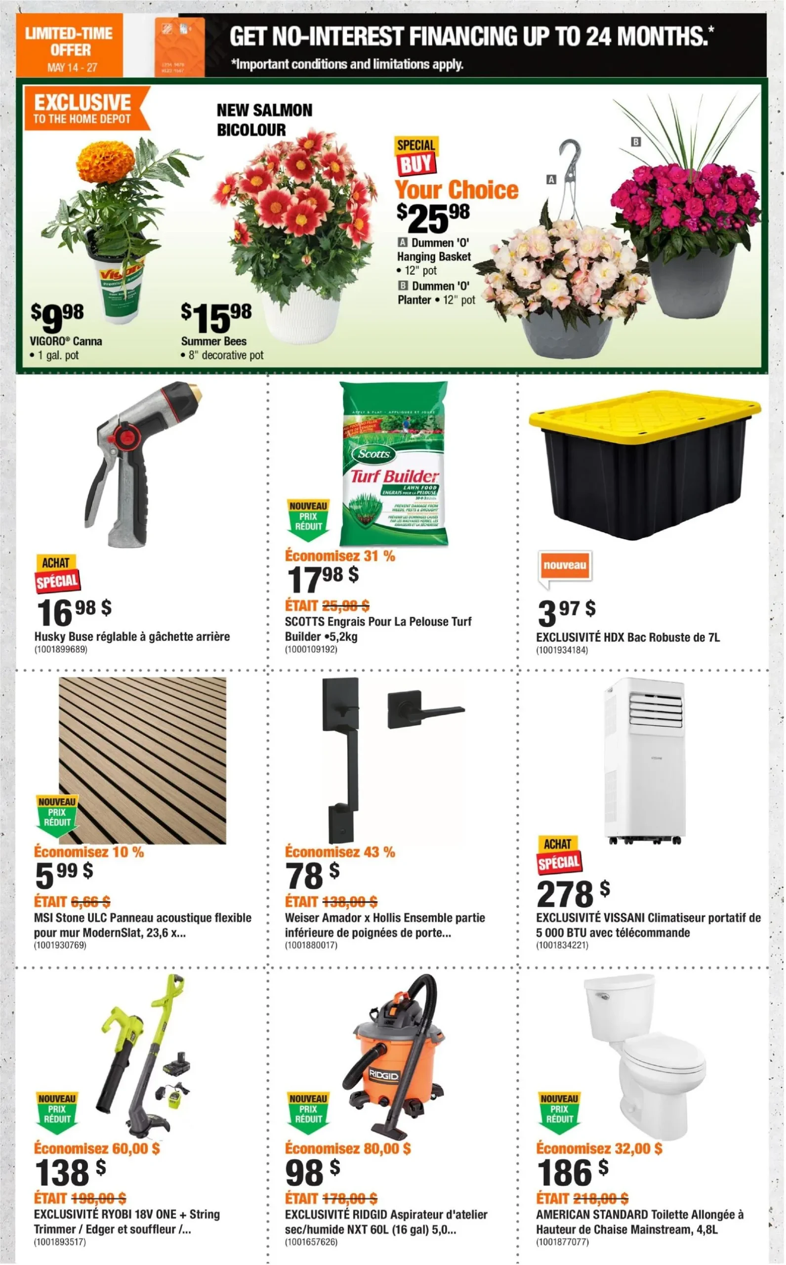 Page 2 de la Circulaire Home Depot du 14 au 27 mai 2026