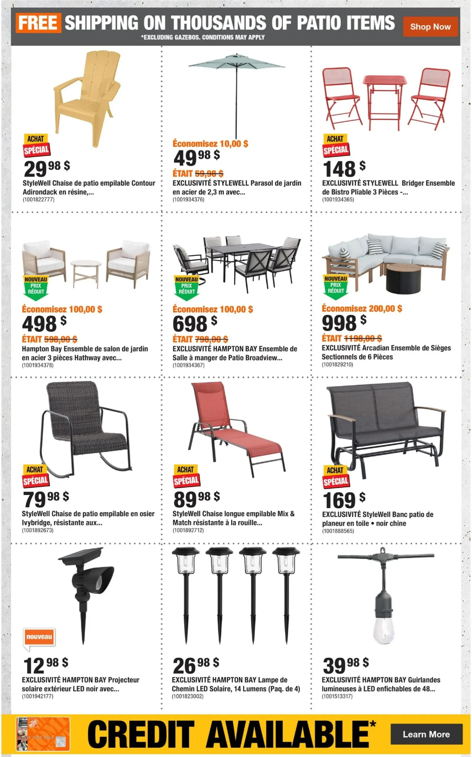 Page 7 de la Circulaire Home Depot du 14 au 27 mai 2026