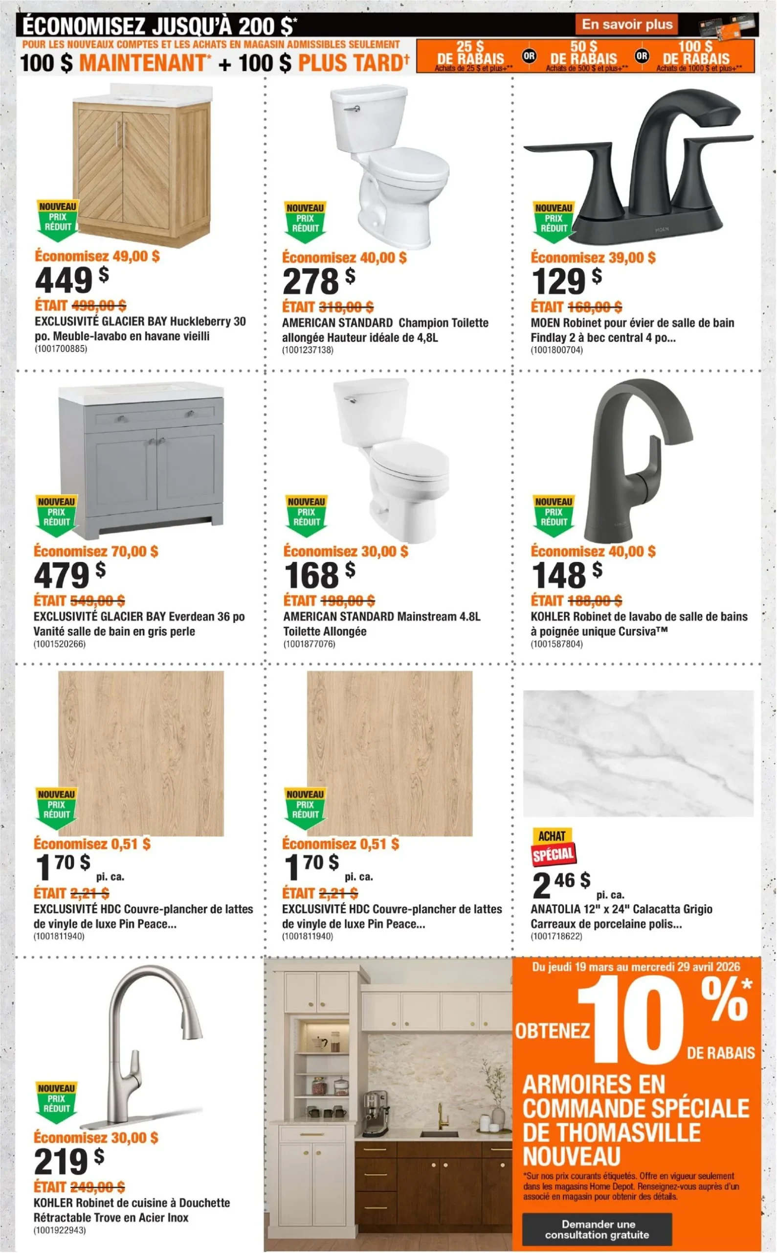 Page 10 de la Circulaire Home Depot du 16 au 29 avril 2026