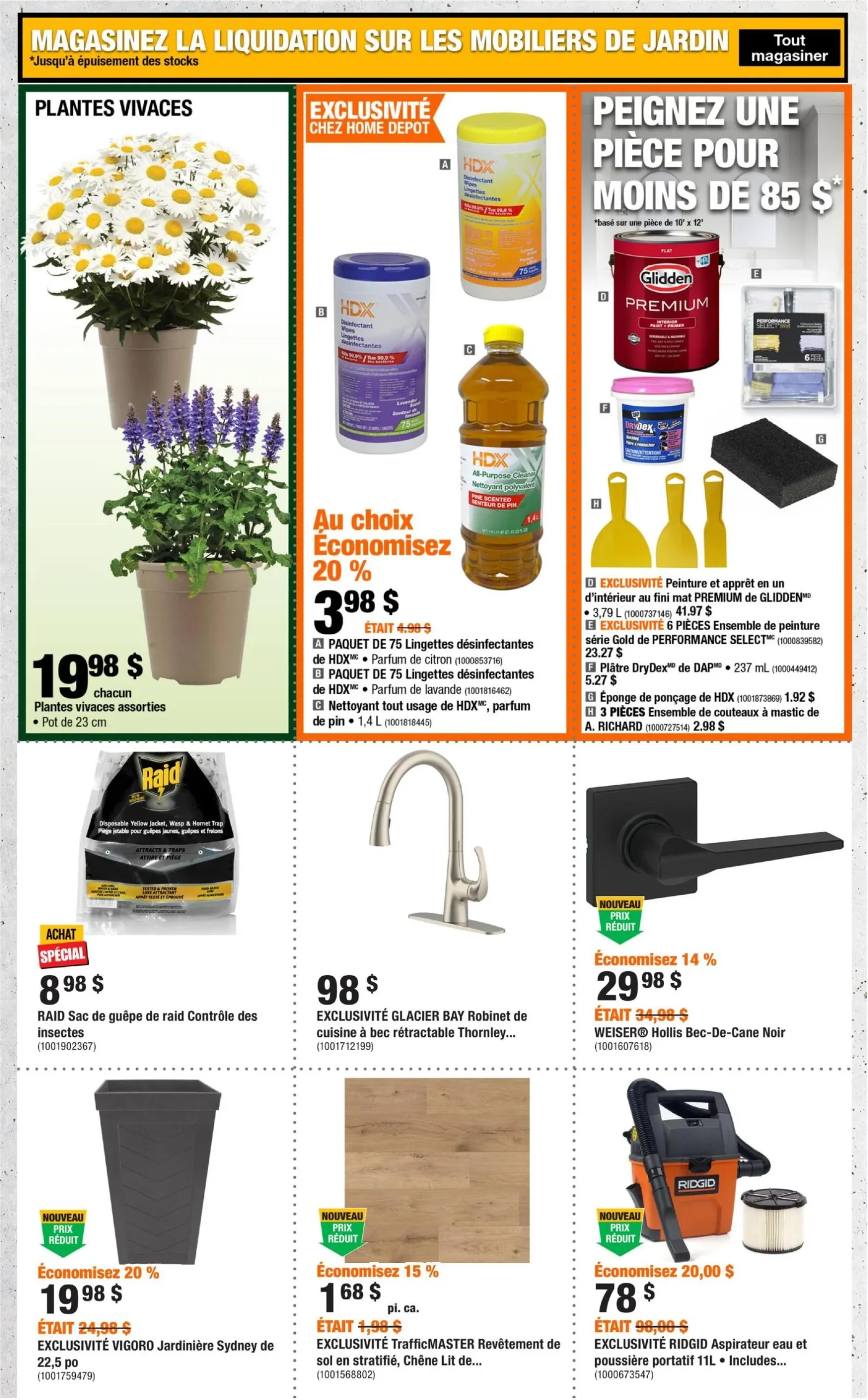 Page 2 de la Circulaire Home Depot du 23 juillet au 5 août 2026