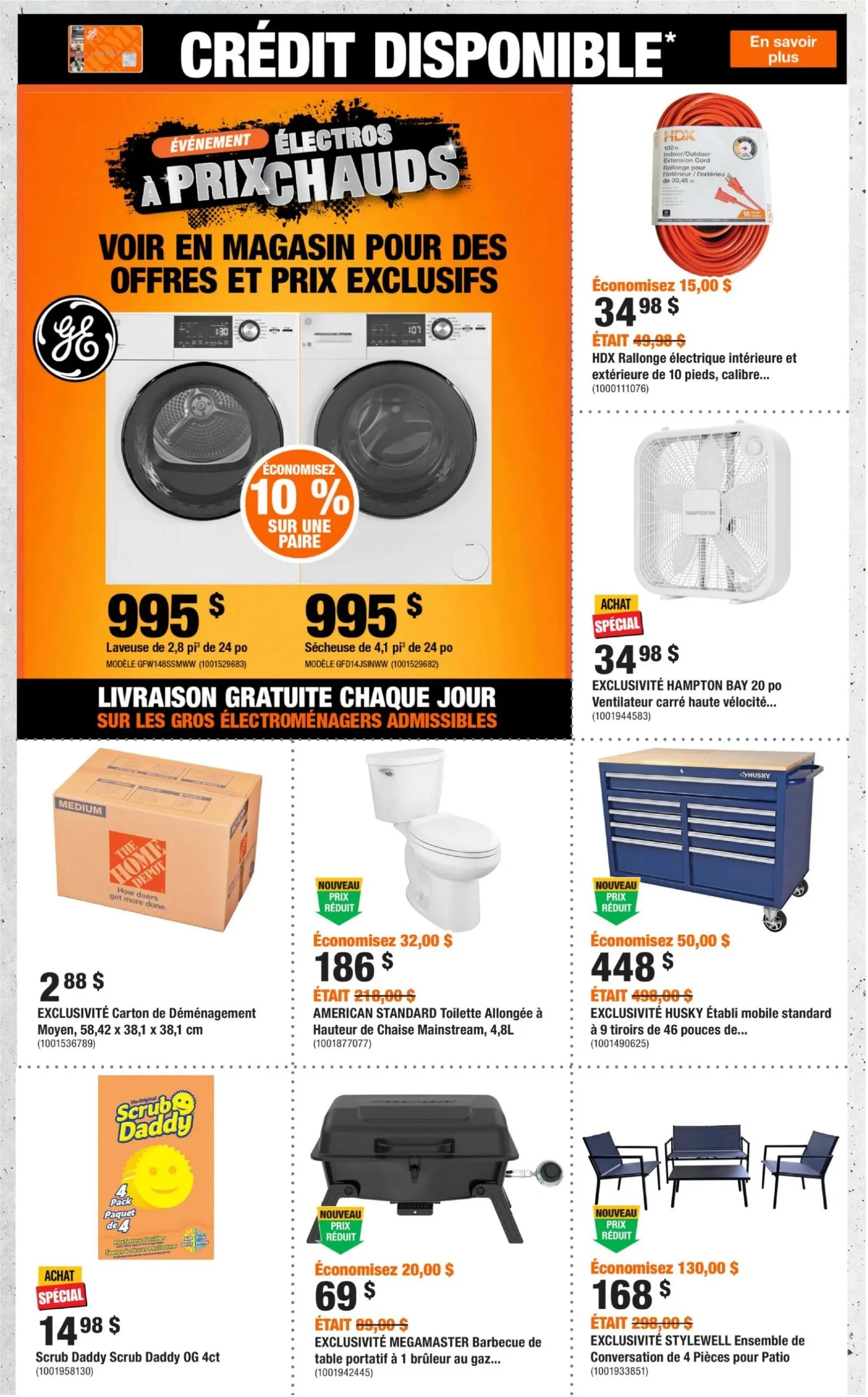 Page 2 de la Circulaire Home Depot du 25 juin au 8 juillet 2026