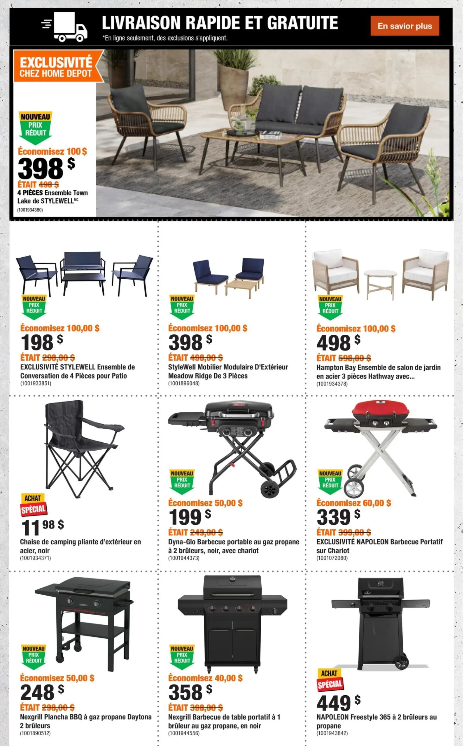 Page 4 de la Circulaire Home Depot du 28 mai au 10 juin 2026