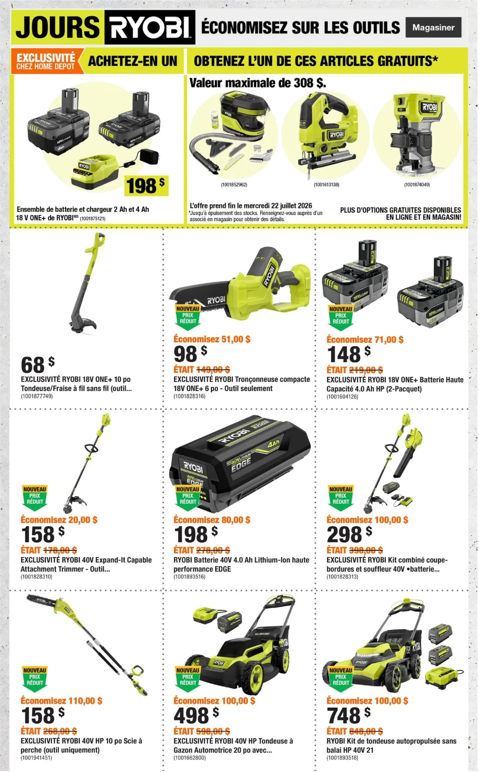 Page 5 de la Circulaire Home Depot du 28 mai au 10 juin 2026