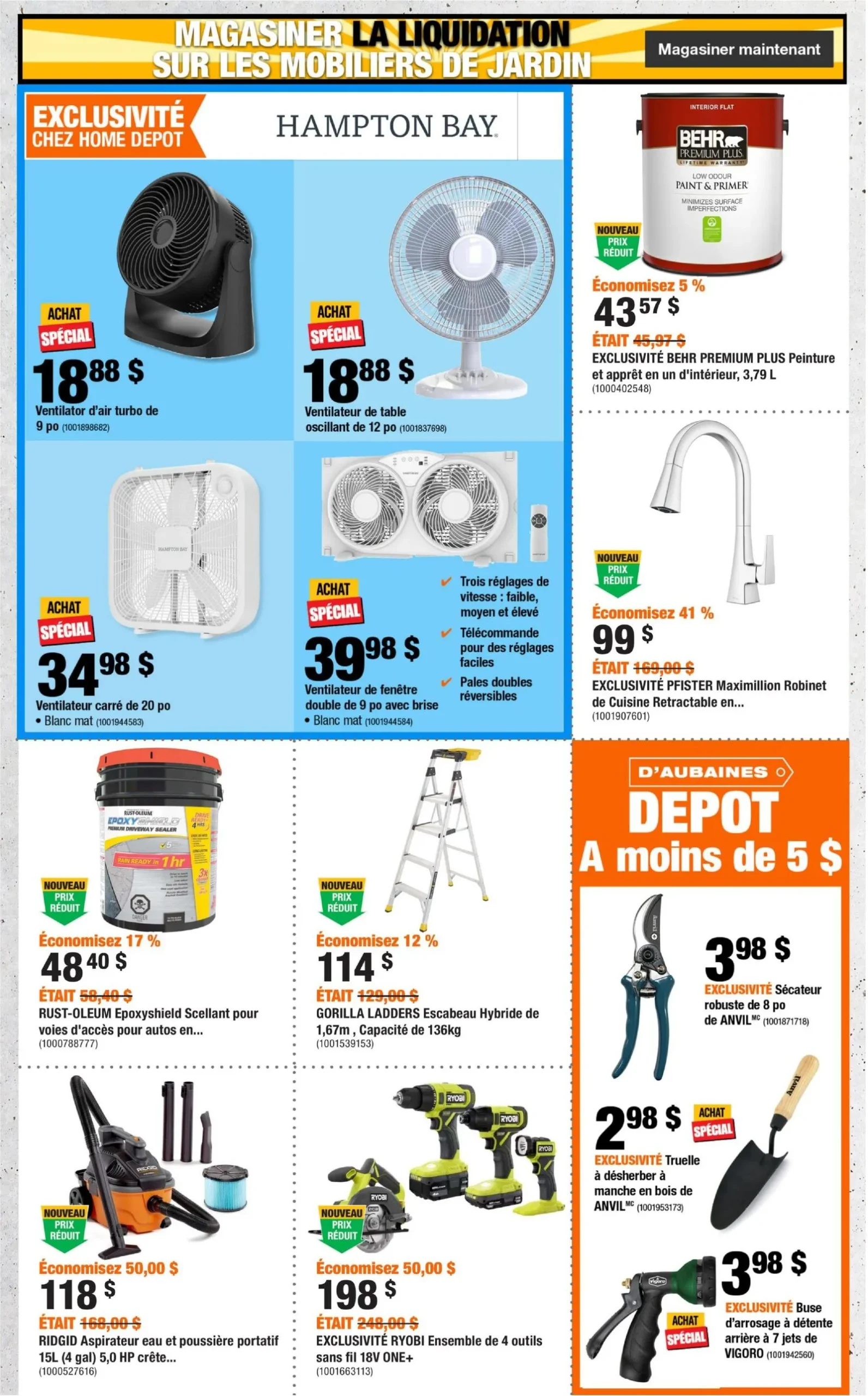 Page 2 de la Circulaire Home Depot du 9 au 22 juillet 2026