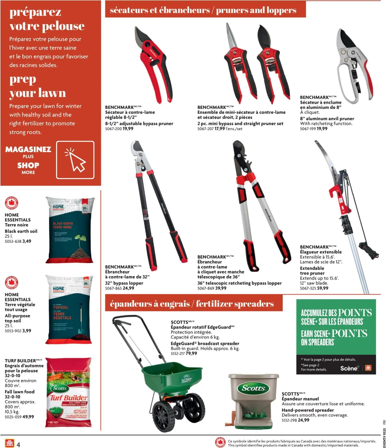Page 4 de la Circulaire Home Hardware Automne et Hiver du 13 août au 4 novembre 2026