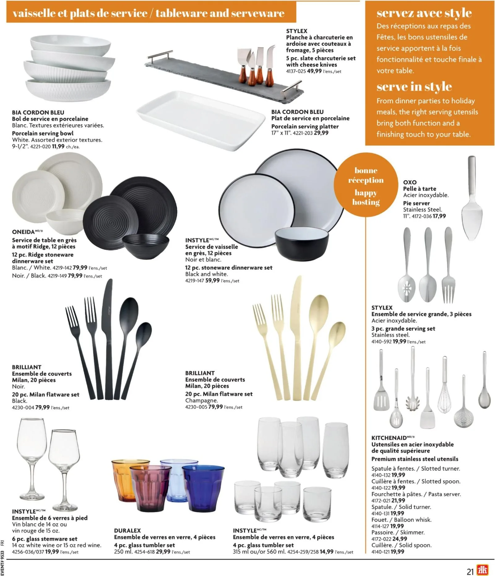 Page 21 de la Circulaire Home Hardware Automne et Hiver du 13 août au 4 novembre 2026