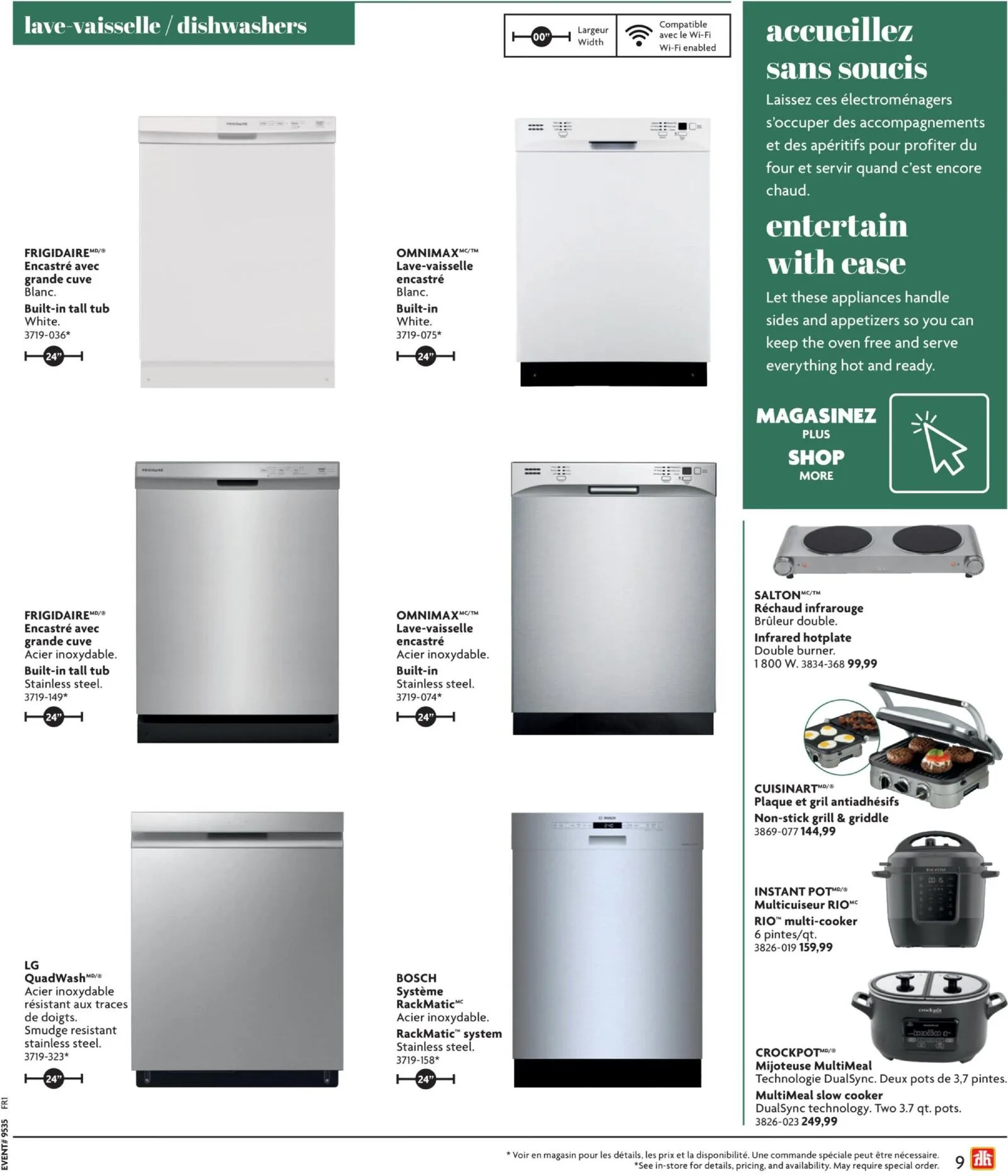 Page 9 de la Circulaire Home Hardware Cuisine et Sale de bain du 27 août au 18 novembre 2026