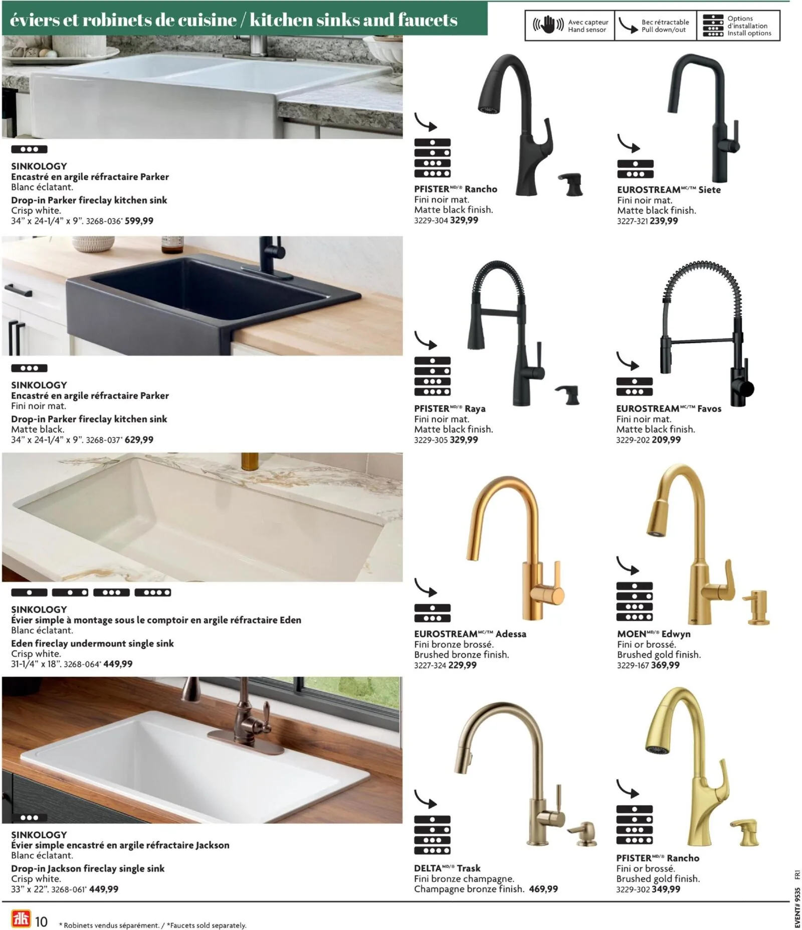 Page 10 de la Circulaire Home Hardware Cuisine et Sale de bain du 27 août au 18 novembre 2026