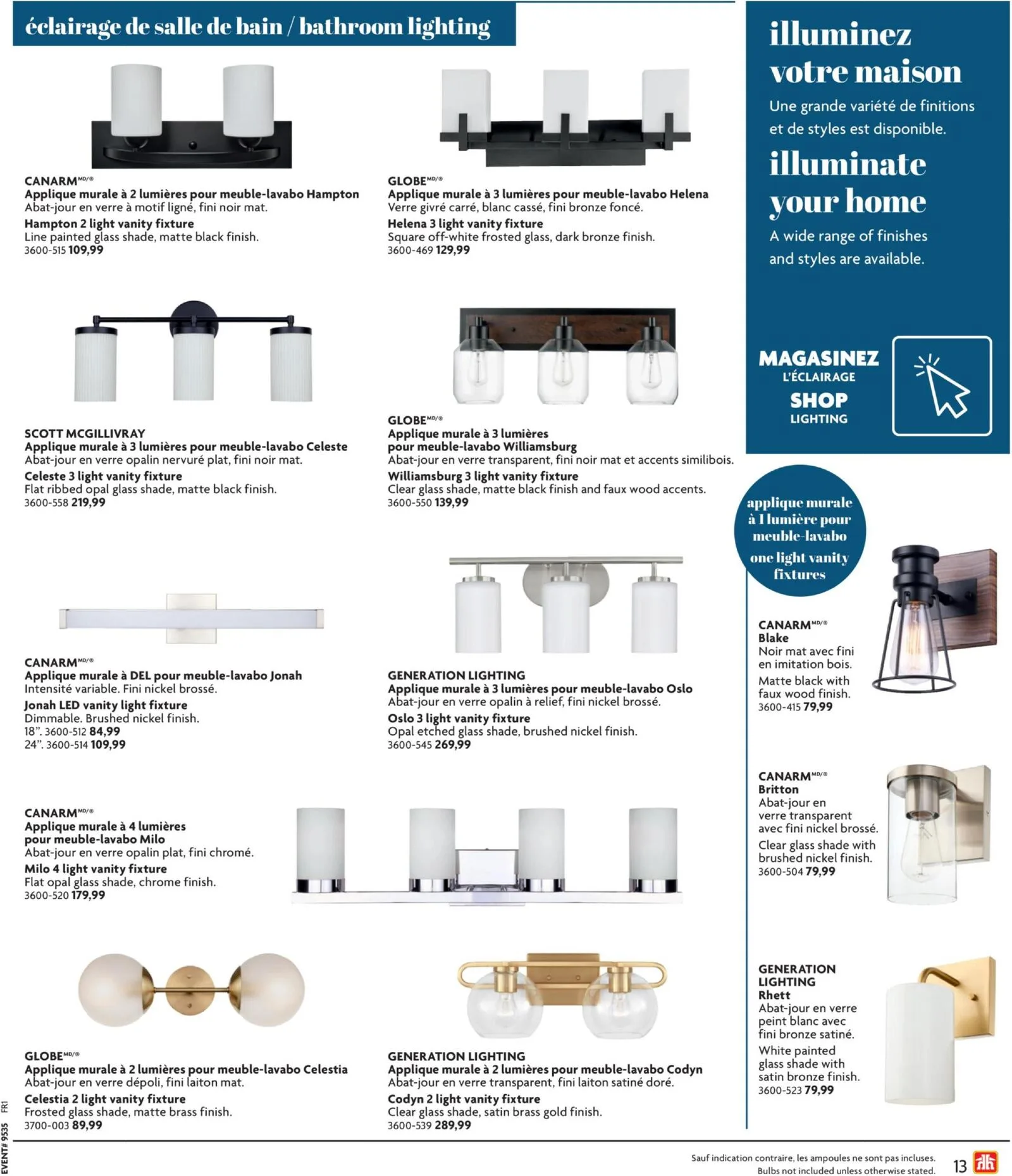 Page 13 de la Circulaire Home Hardware Cuisine et Sale de bain du 27 août au 18 novembre 2026