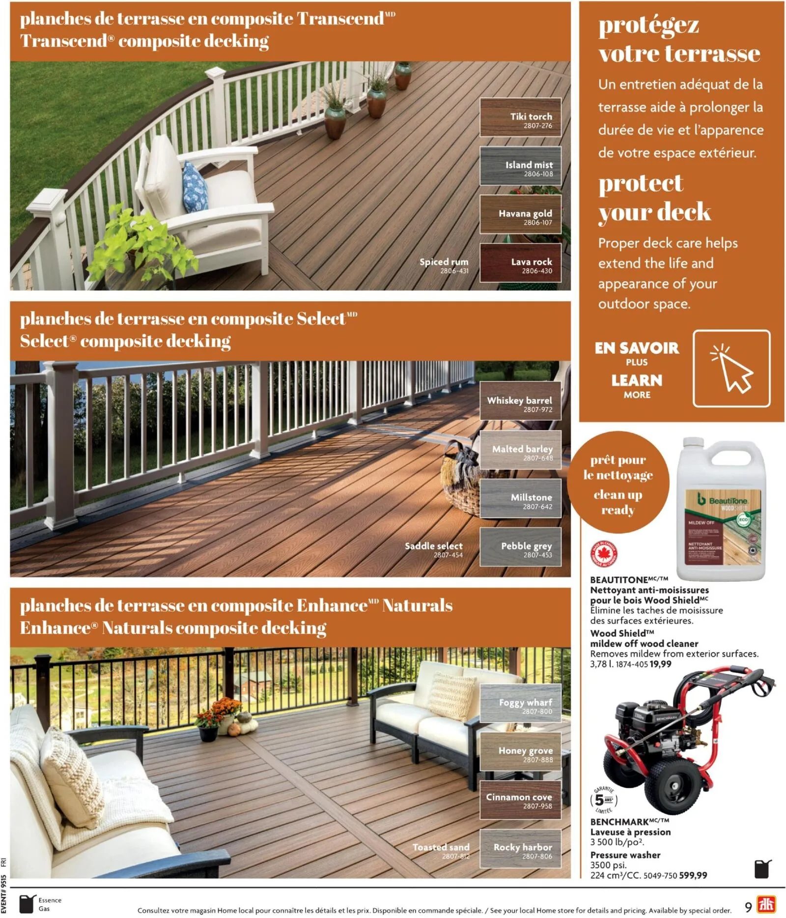 Page 9 de la Circulaire Home Hardware Guide de Construction du 9 avril au 31 juillet 2026