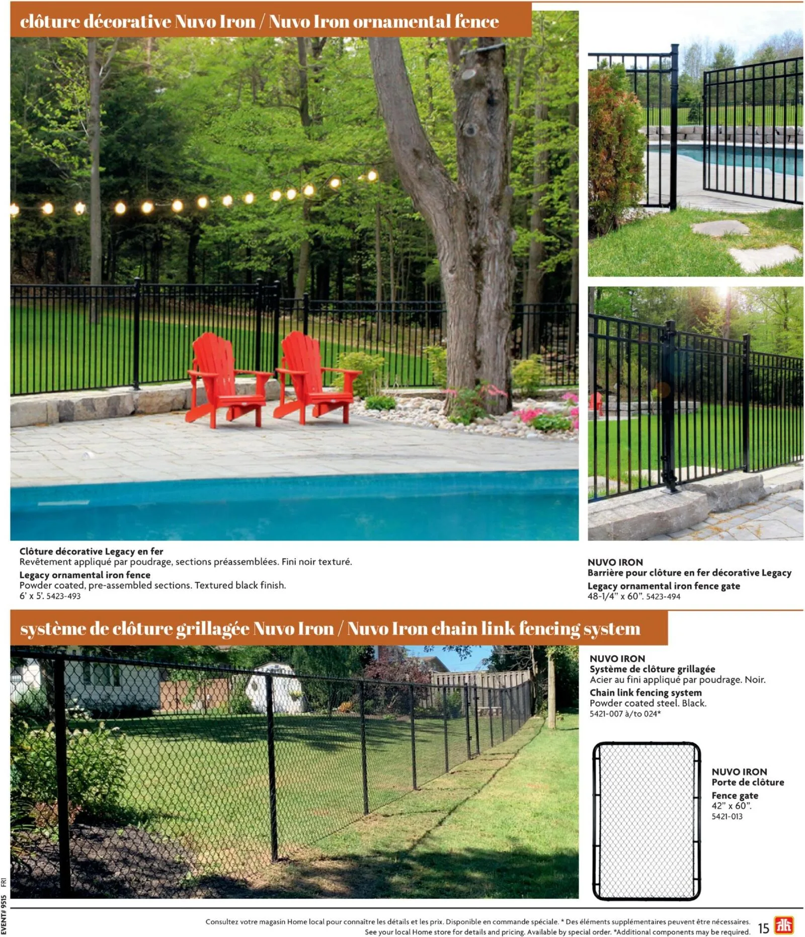 Page 15 de la Circulaire Home Hardware Guide de Construction du 9 avril au 31 juillet 2026