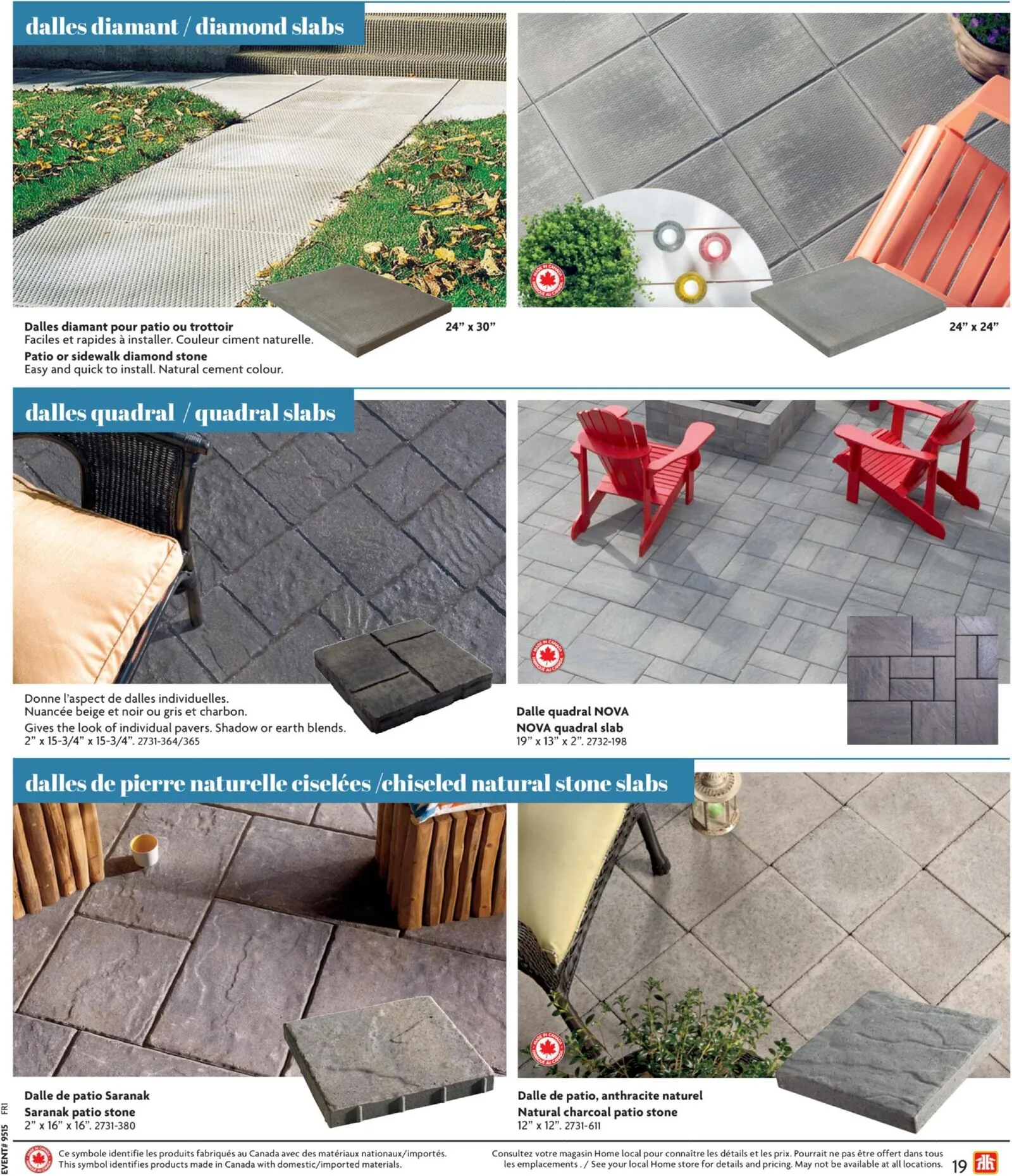 Page 19 de la Circulaire Home Hardware Guide de Construction du 9 avril au 31 juillet 2026